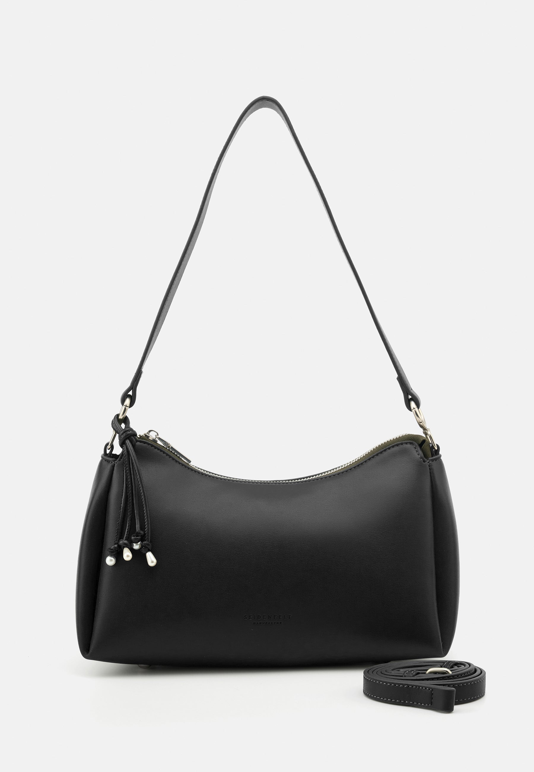 Seidenfelt - Bags - Sandve Shoulderbag - black / OS-khaki / OS-cream / OS