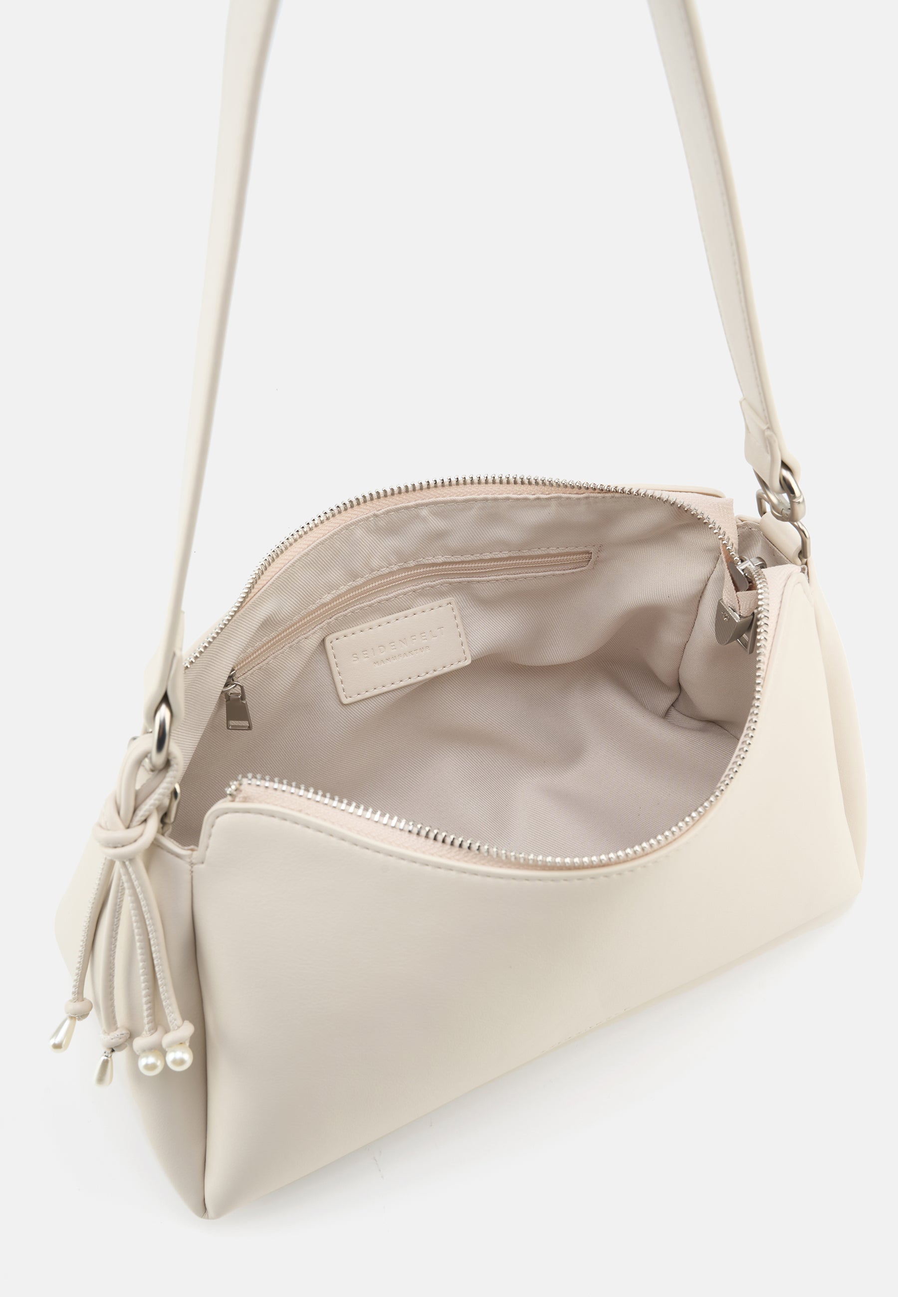 Seidenfelt - Bags - Sandve Shoulderbag - black / OS-khaki / OS-cream / OS