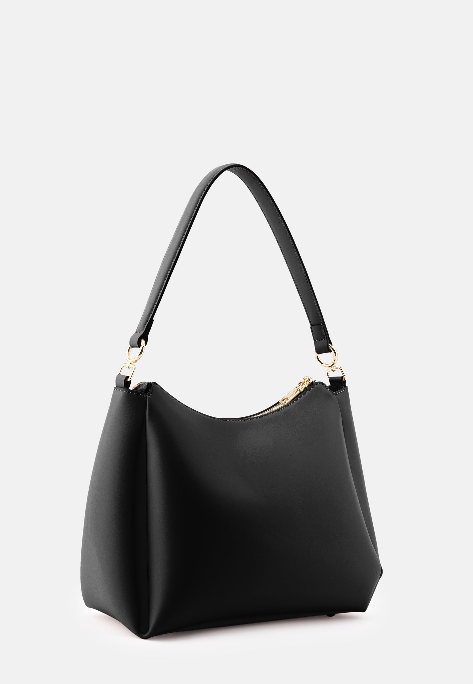 Seidenfelt - Bags - Sundby Hobo - black / OS-cloud / OS-tulle pink / OS