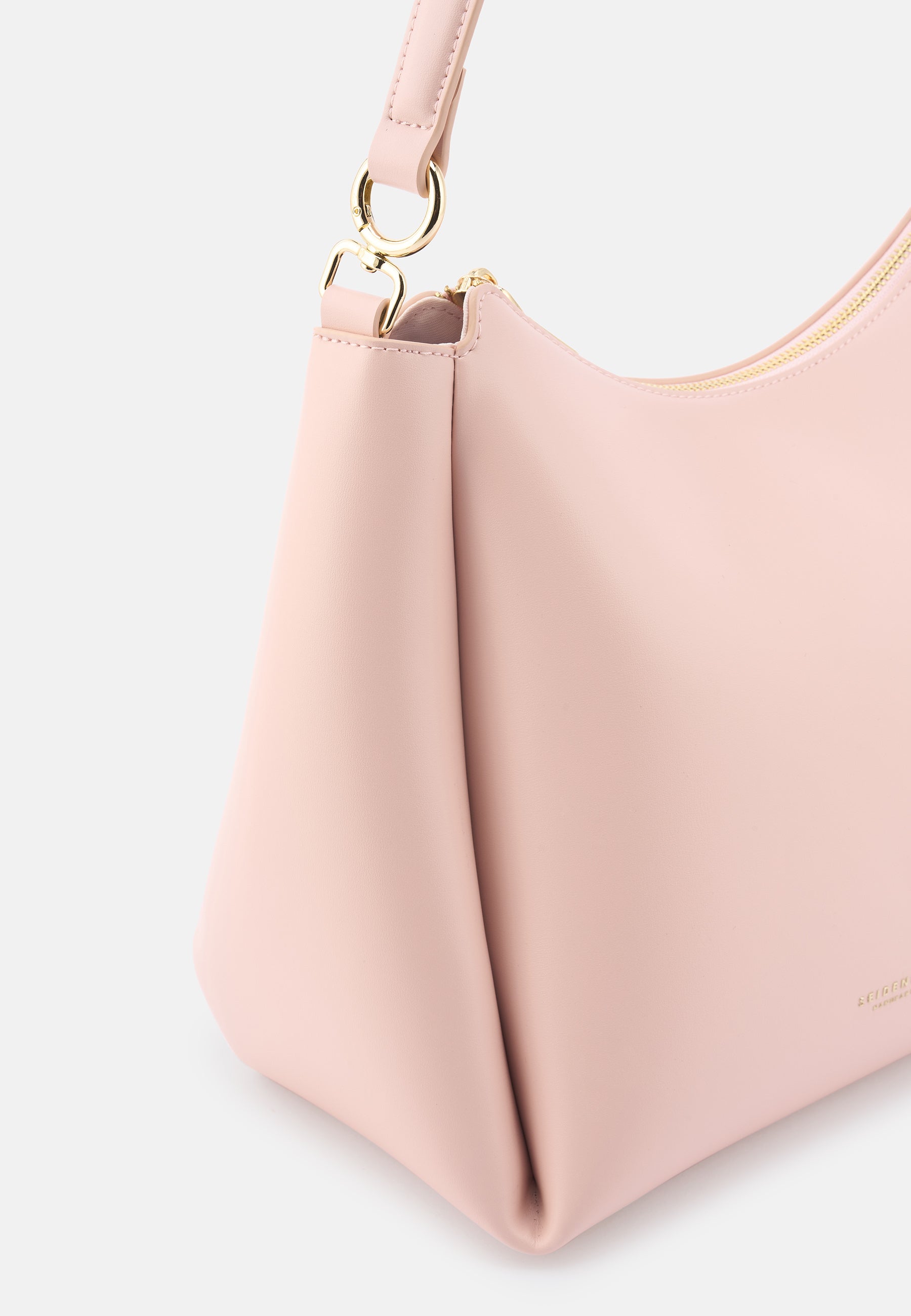 Seidenfelt - Bags - Sundby Hobo - black / OS-cloud / OS-tulle pink / OS