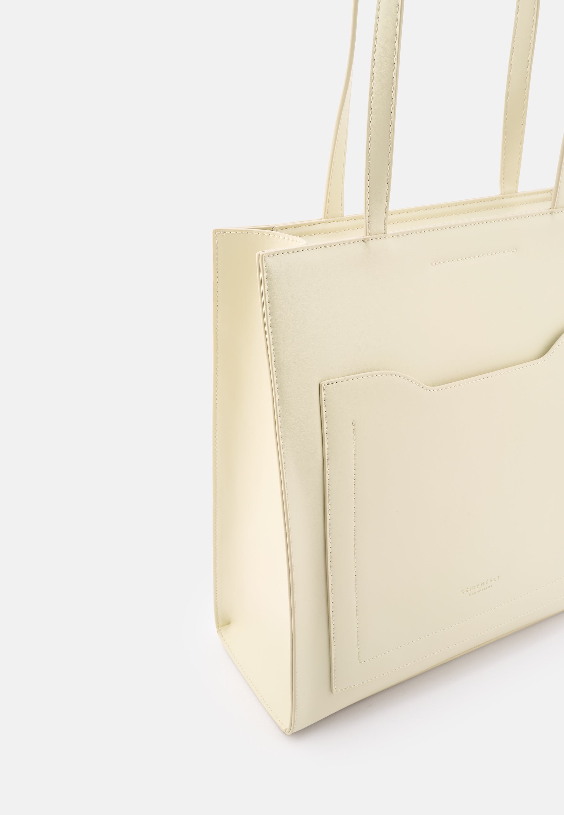 Seidenfelt - Bags - Sundby Shopper - black / OS-cloud / OS