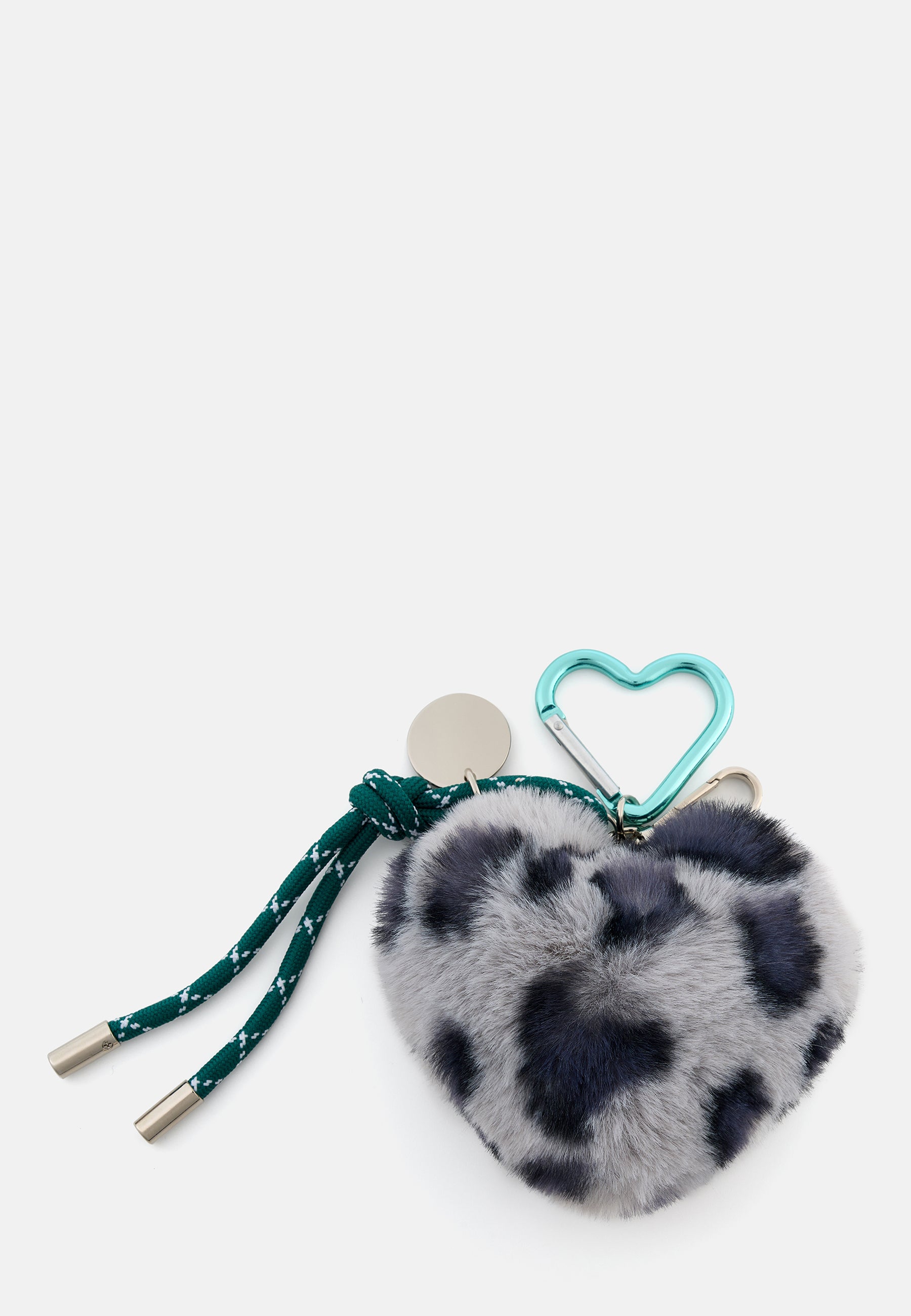 Furry Heart Charm leo-grey OS