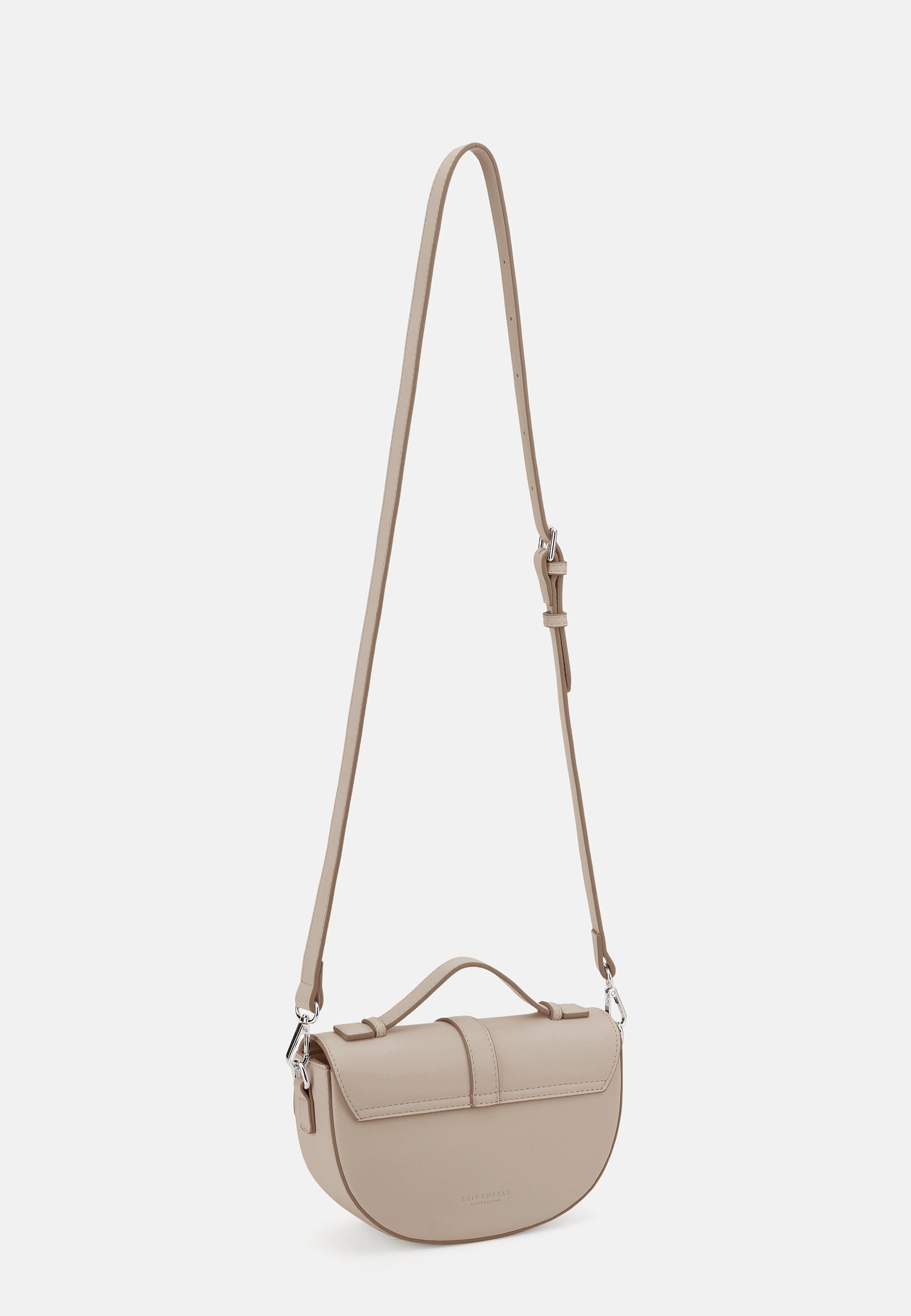 Seidenfelt - Handtaschen>Damen>Kunstledertaschen>Crossbody Taschen - Lilla Ro Saddle Bag - black / OS-cream / OS-light sand / OS