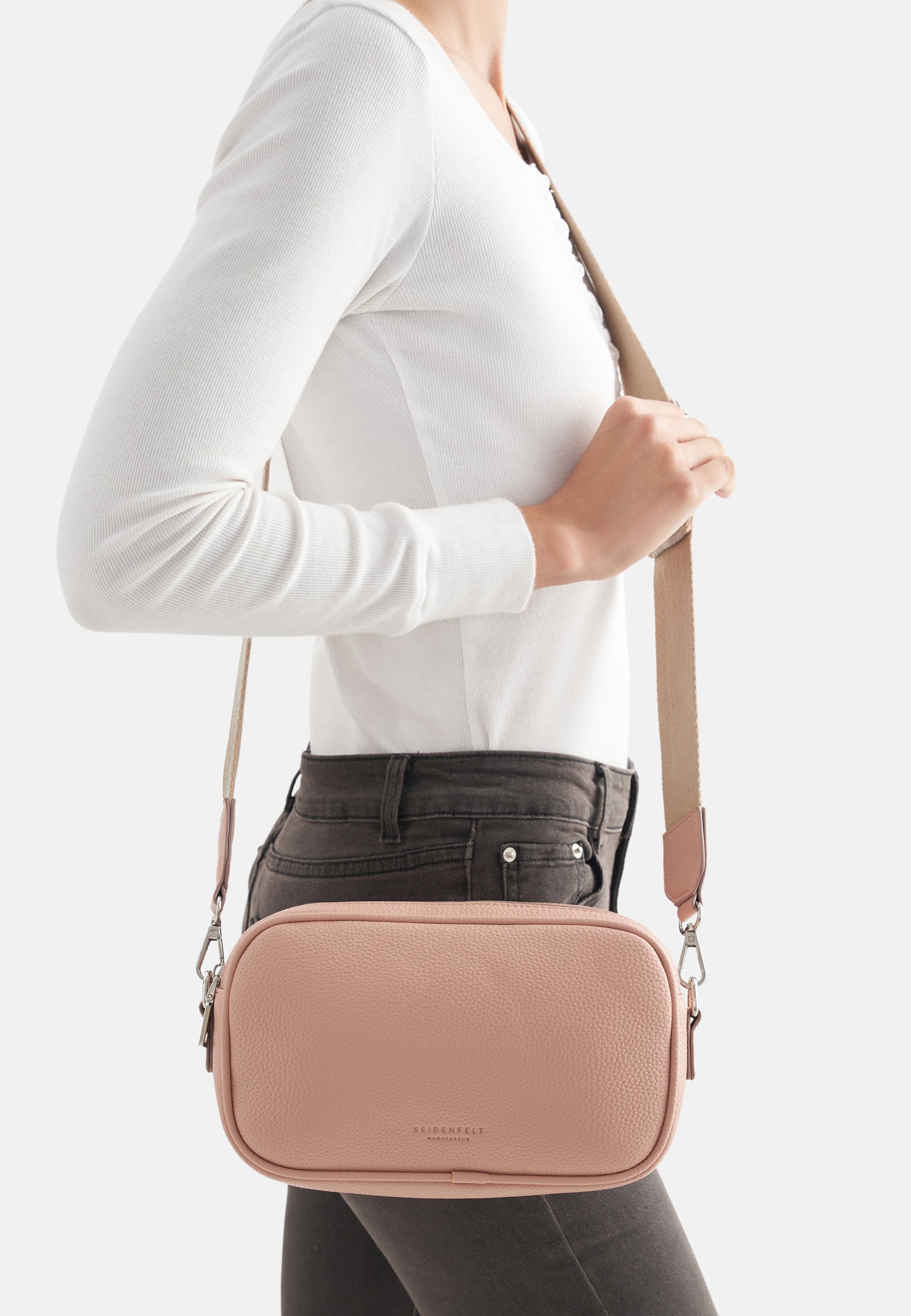 Seidenfelt - Handtaschen>Damen>Kunstledertaschen>Crossbody Taschen - Malvik Boxy Crossbag - shy rose / OS