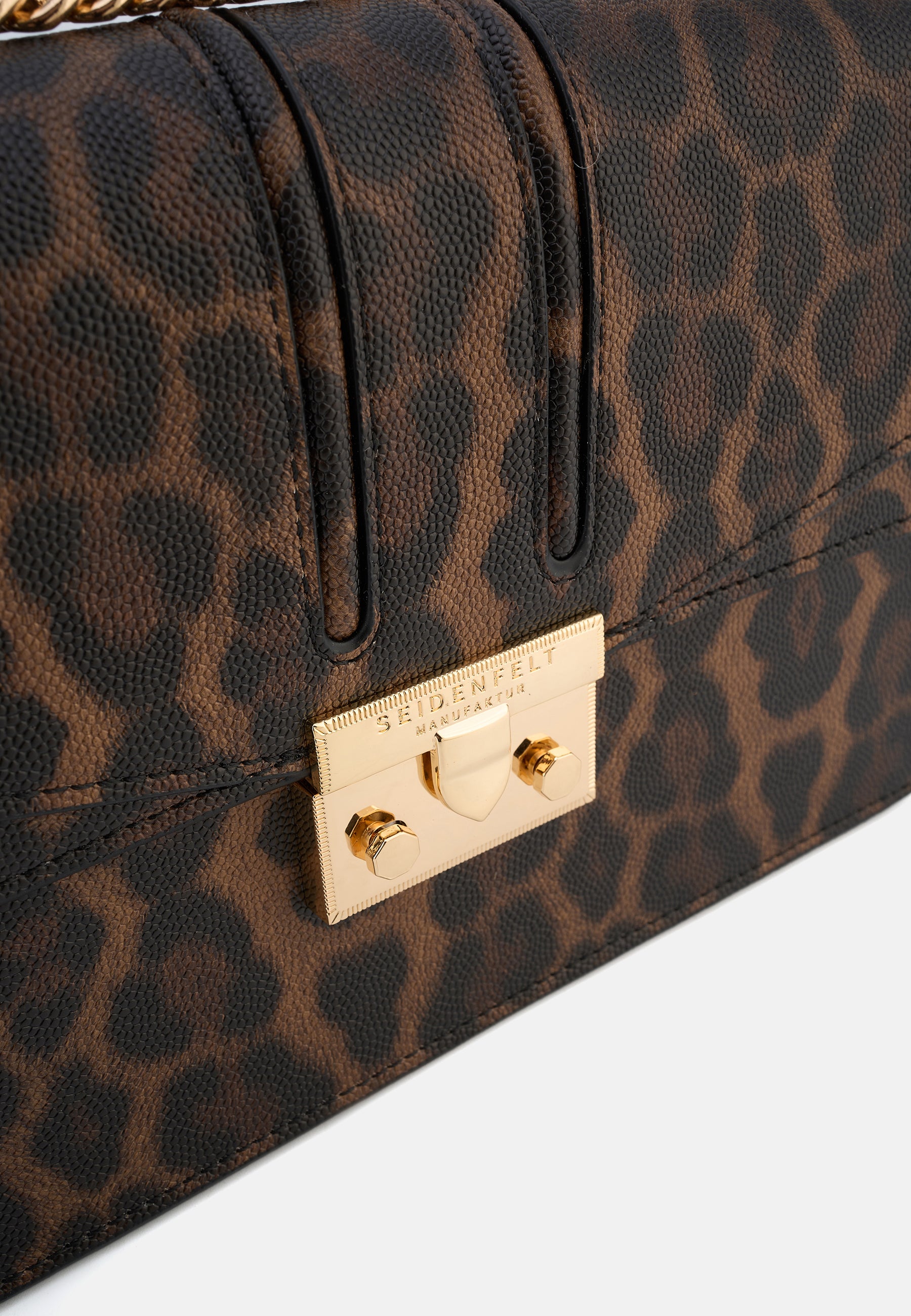 Seidenfelt - Handtaschen>Damen>Kunstledertaschen>Crossbody Taschen - Roros East-West - black / black / OS-dark brown / OS-leo brown / OS