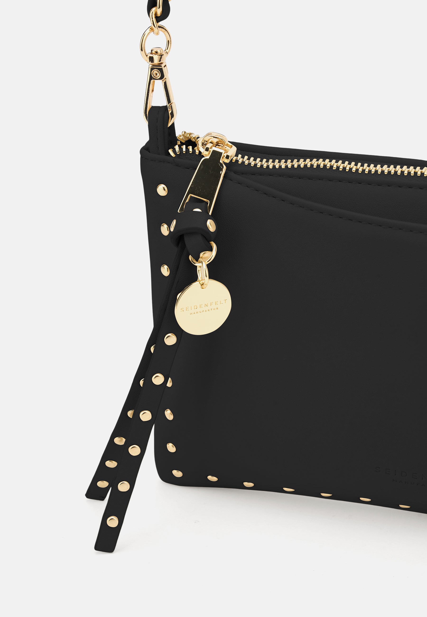Seidenfelt - Handtaschen>Damen>Kunstledertaschen>Crossbody Taschen - Senja Small Crossbag - black / OS-light sand / OS-silver / OS-beige / OS