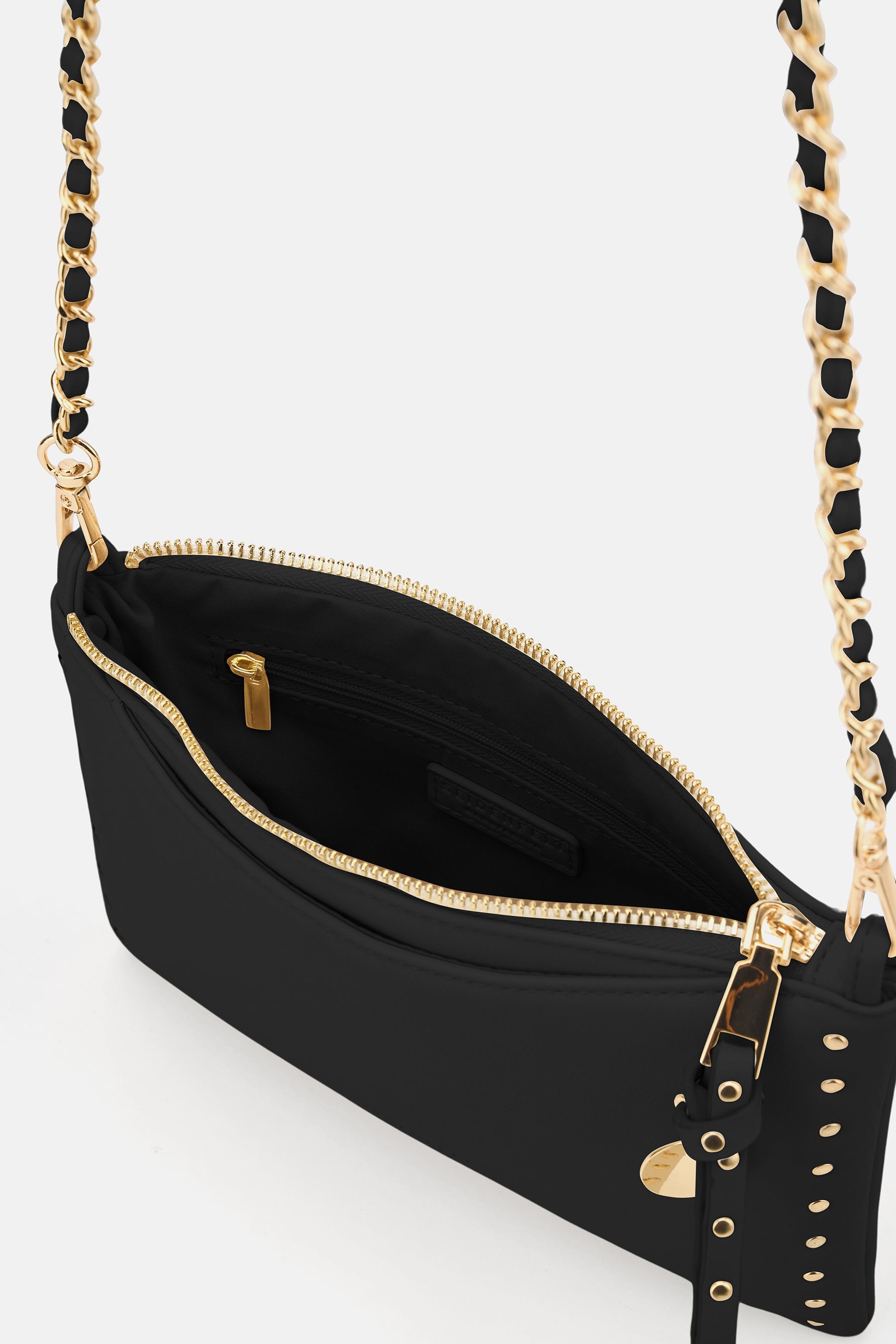 Seidenfelt - Handtaschen>Damen>Kunstledertaschen>Crossbody Taschen - Senja Small Crossbag - black / OS-light sand / OS-silver / OS-beige / OS