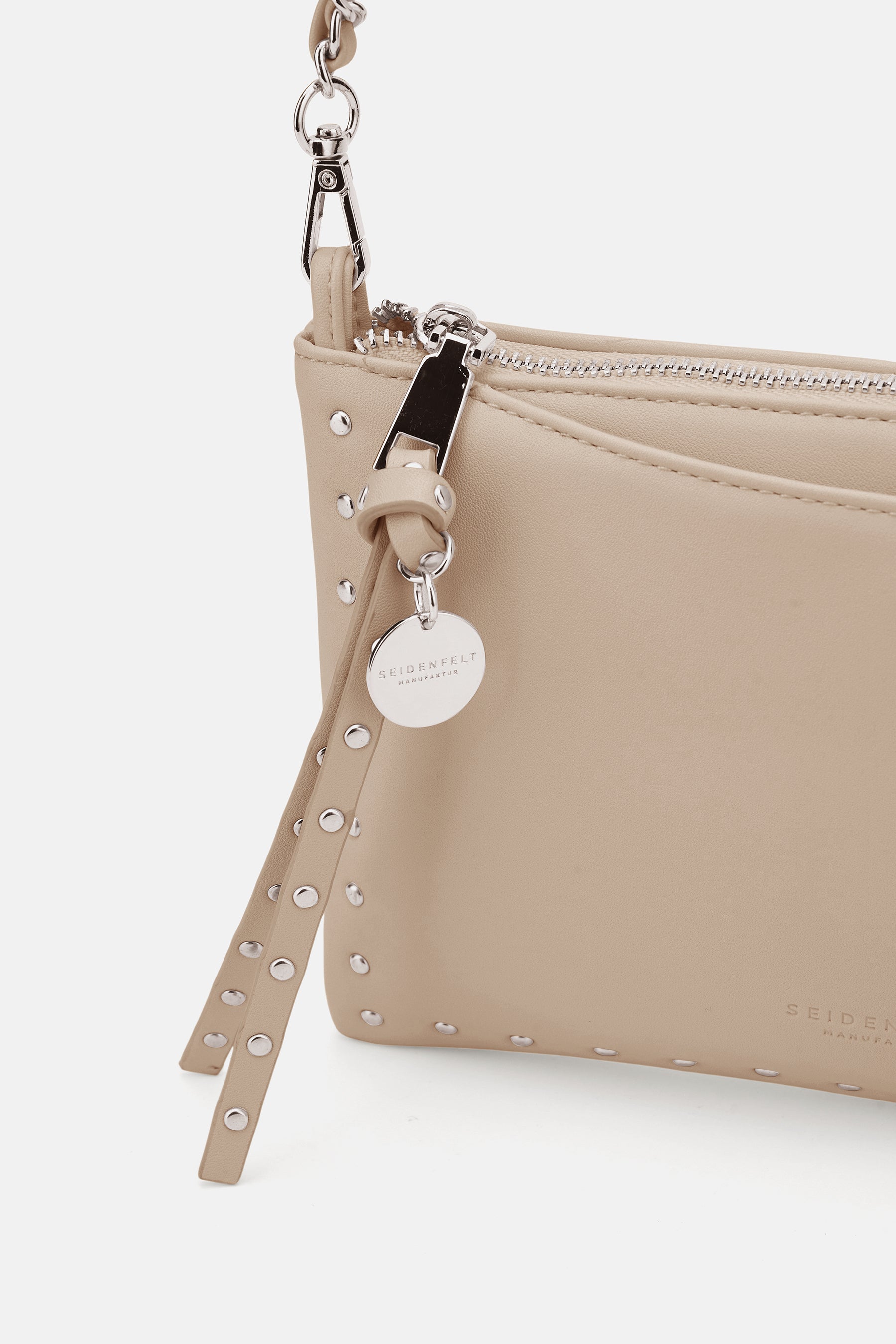 Seidenfelt - Handtaschen>Damen>Kunstledertaschen>Crossbody Taschen - Senja Small Crossbag - black / OS-light sand / OS-silver / OS-beige / OS