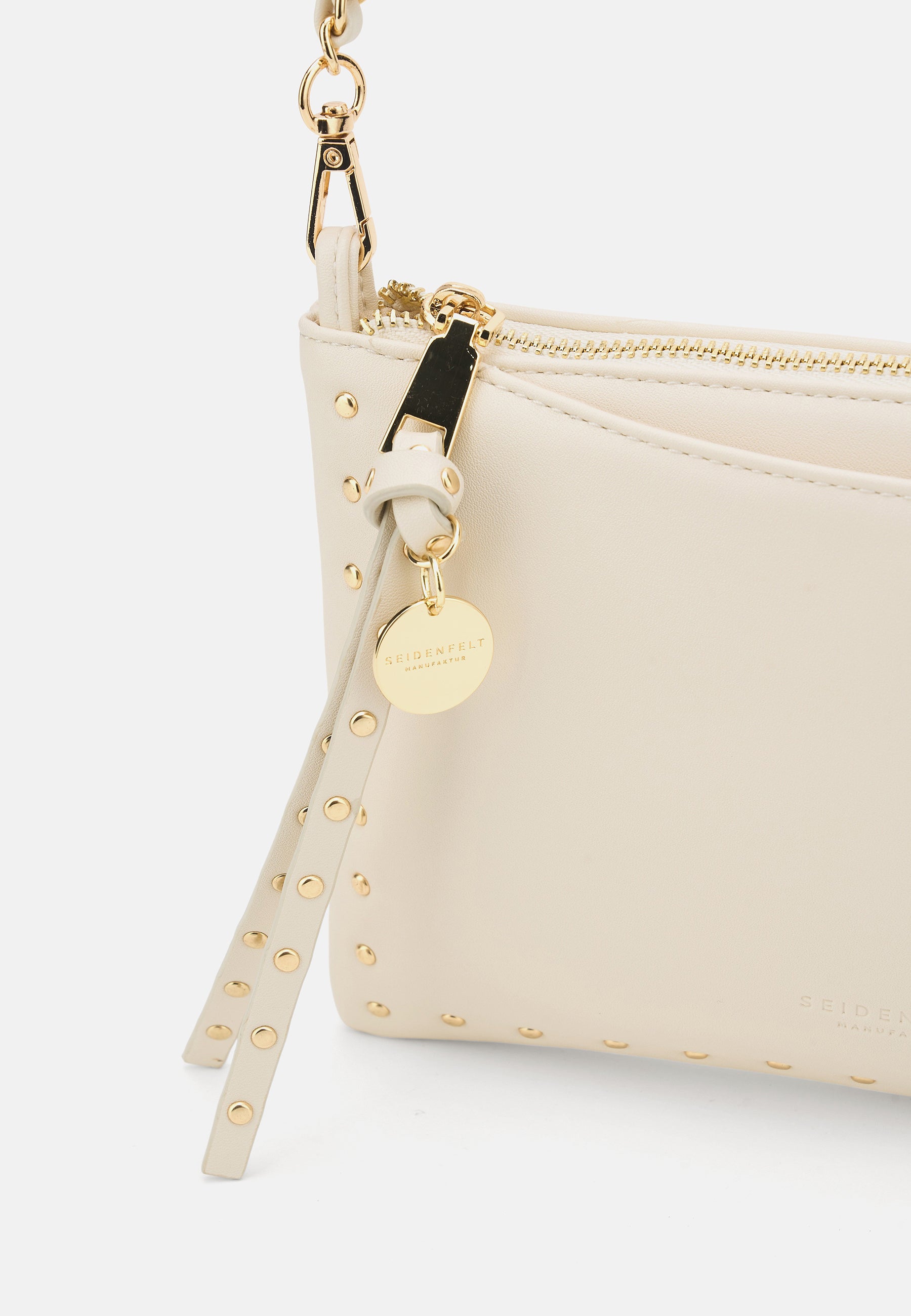 Seidenfelt - Handtaschen>Damen>Kunstledertaschen>Crossbody Taschen - Senja Small Crossbag - black / OS-light sand / OS-silver / OS-beige / OS