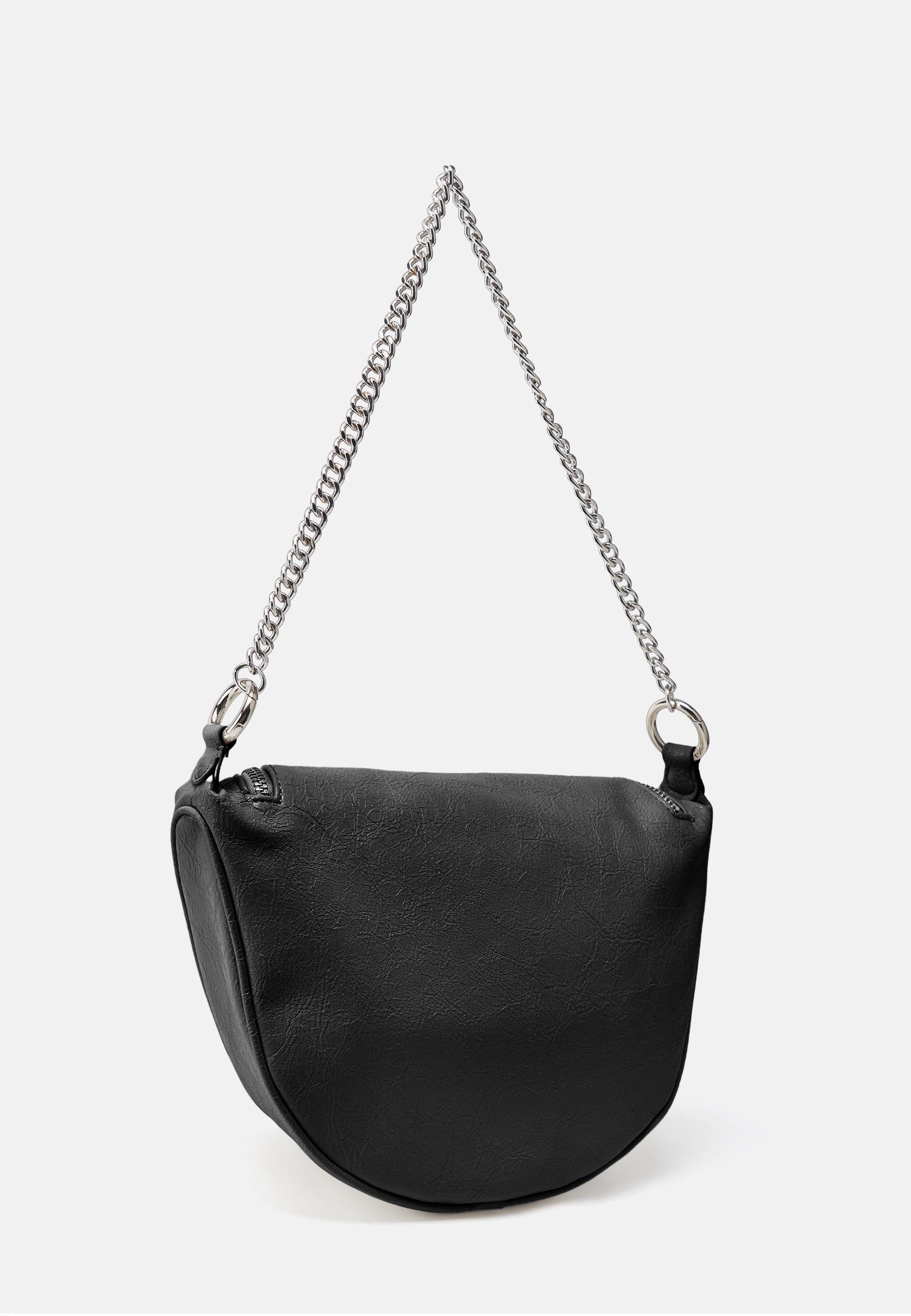 Seidenfelt - Handtaschen>Damen>Kunstledertaschen>Halbmond Taschen - Big Skien - black / OS-black / black / OS-glossy black / OS-cream / OS-coffee & cream / OS