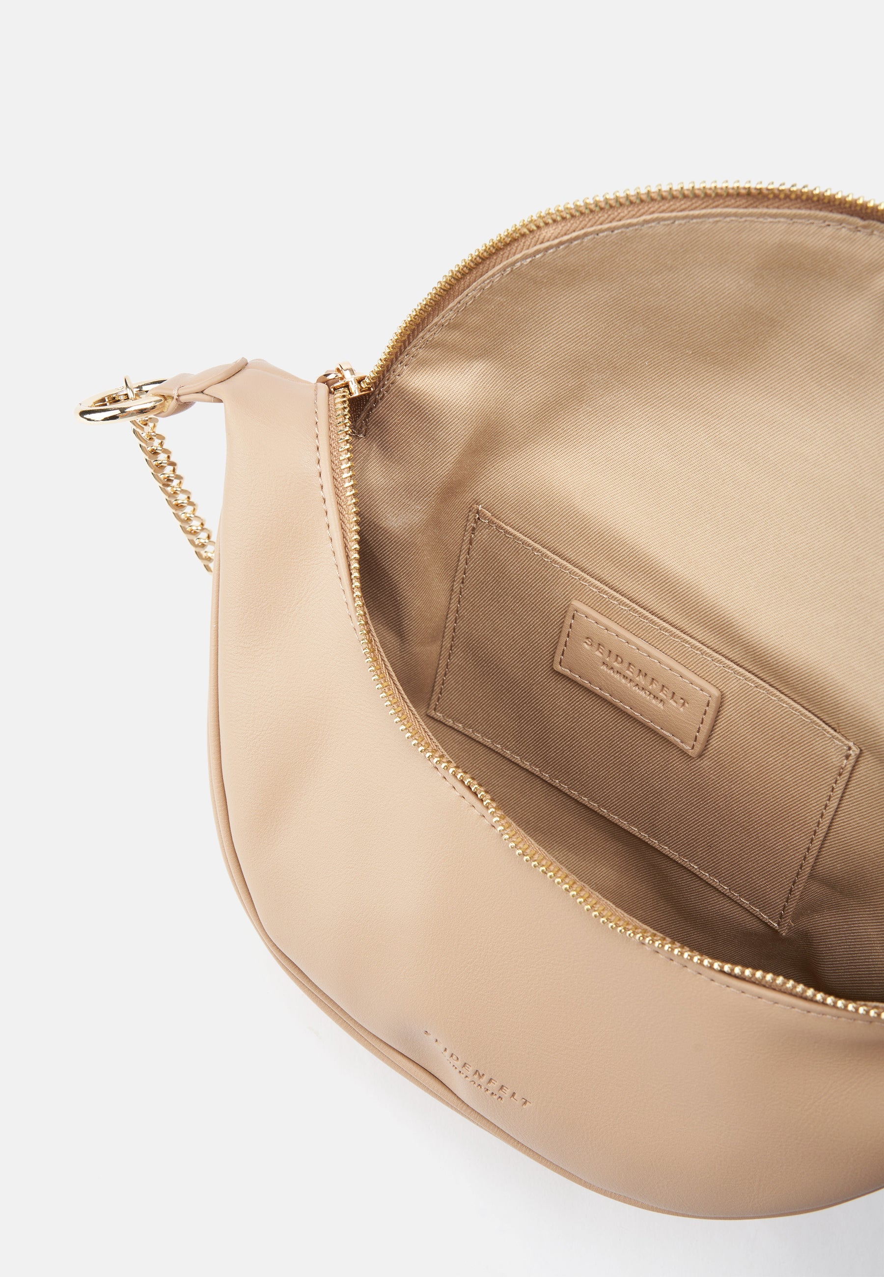 Seidenfelt - Handtaschen>Damen>Kunstledertaschen>Halbmond Taschen - Big Skien - black / OS-black / black / OS-glossy black / OS-cream / OS-coffee & cream / OS