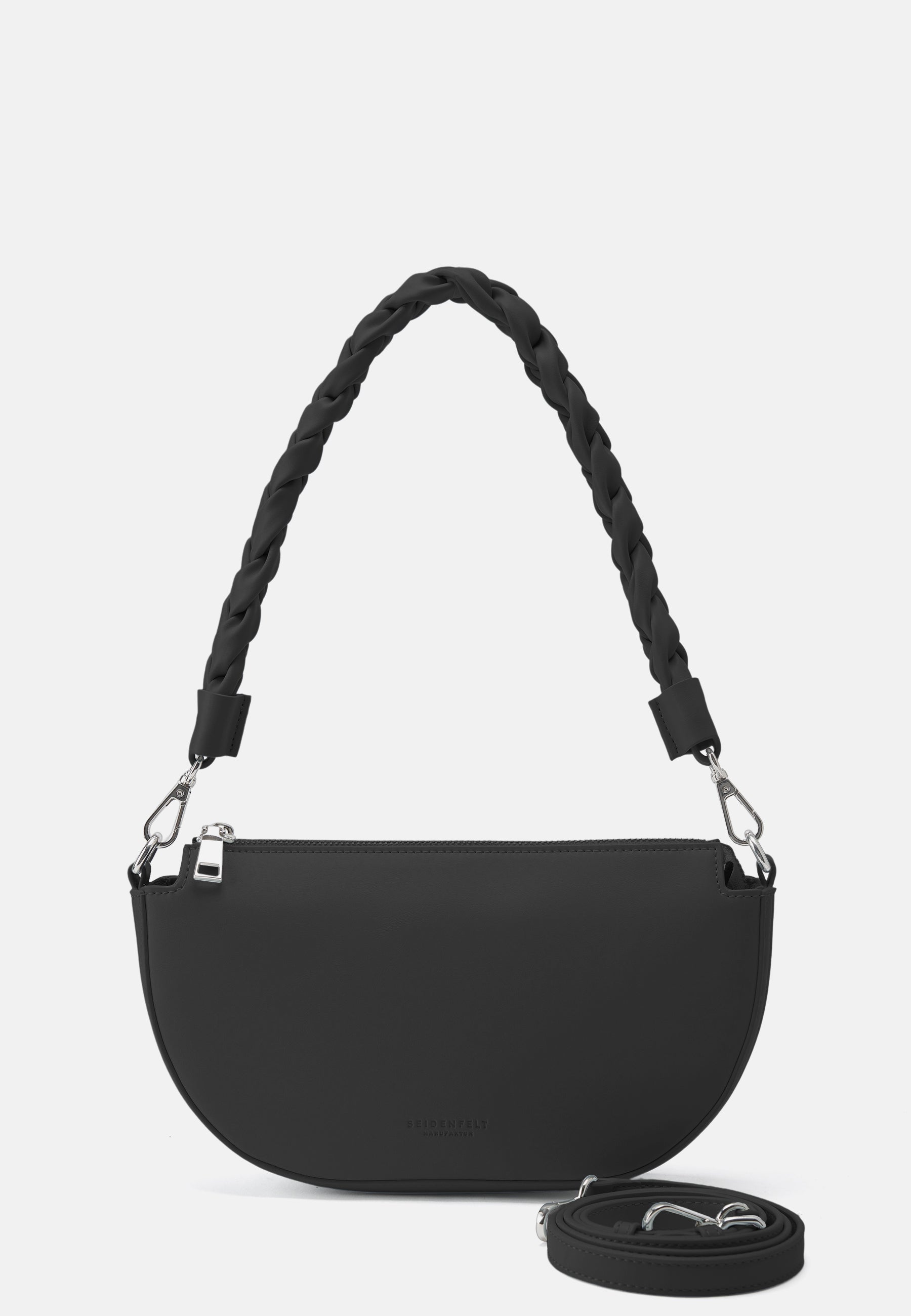 Seidenfelt - Handtaschen>Damen>Kunstledertaschen>Halbmond Taschen - Melbu Halfmoon Bag - black / OS-cream / OS-ice blue / OS-powder rose / OS