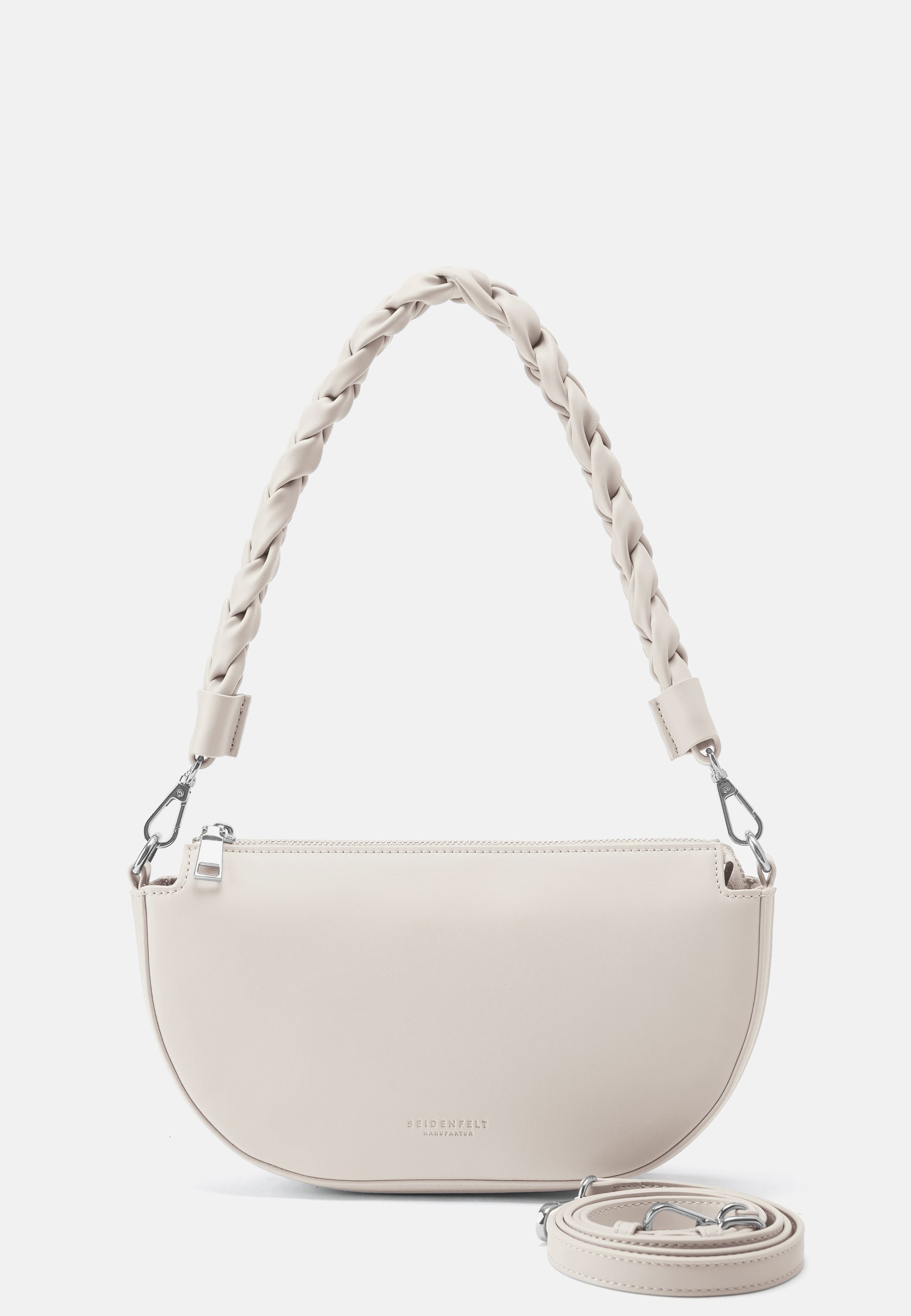Seidenfelt - Handtaschen>Damen>Kunstledertaschen>Halbmond Taschen - Melbu Halfmoon Bag - black / OS-cream / OS-ice blue / OS-powder rose / OS