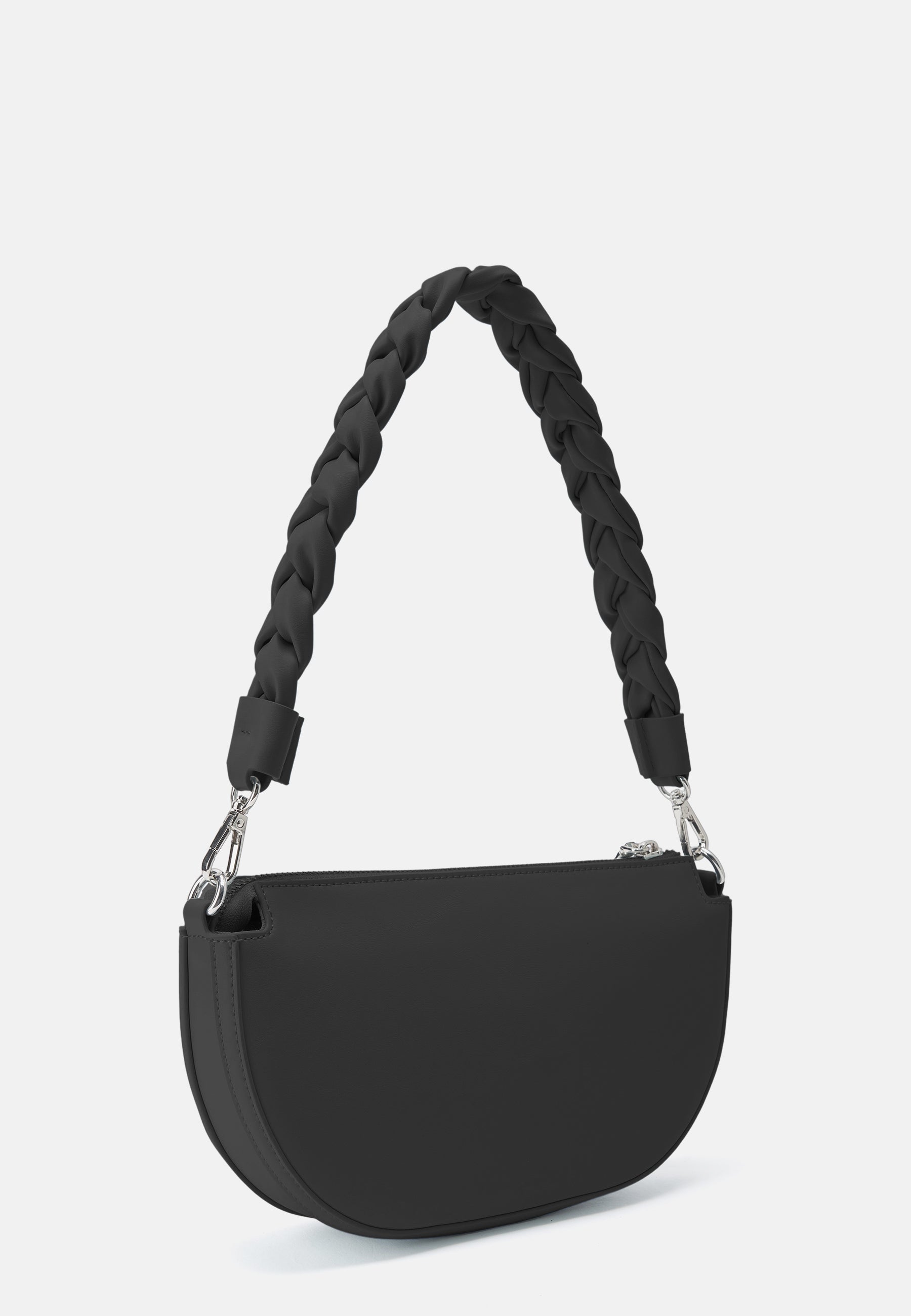 Seidenfelt - Handtaschen>Damen>Kunstledertaschen>Halbmond Taschen - Melbu Halfmoon Bag - black / OS-cream / OS-ice blue / OS-powder rose / OS