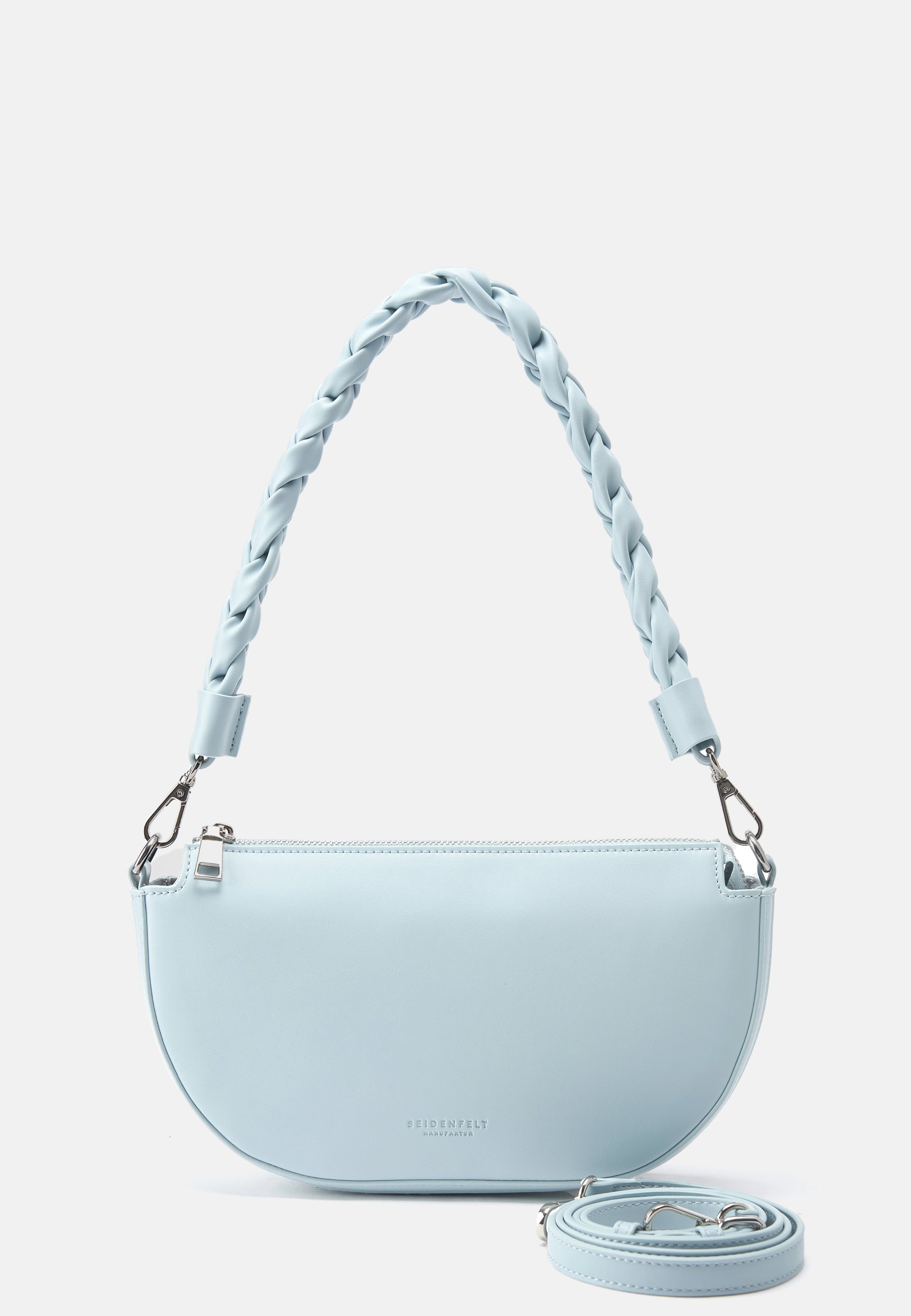 Seidenfelt - Handtaschen>Damen>Kunstledertaschen>Halbmond Taschen - Melbu Halfmoon Bag - black / OS-cream / OS-ice blue / OS-powder rose / OS