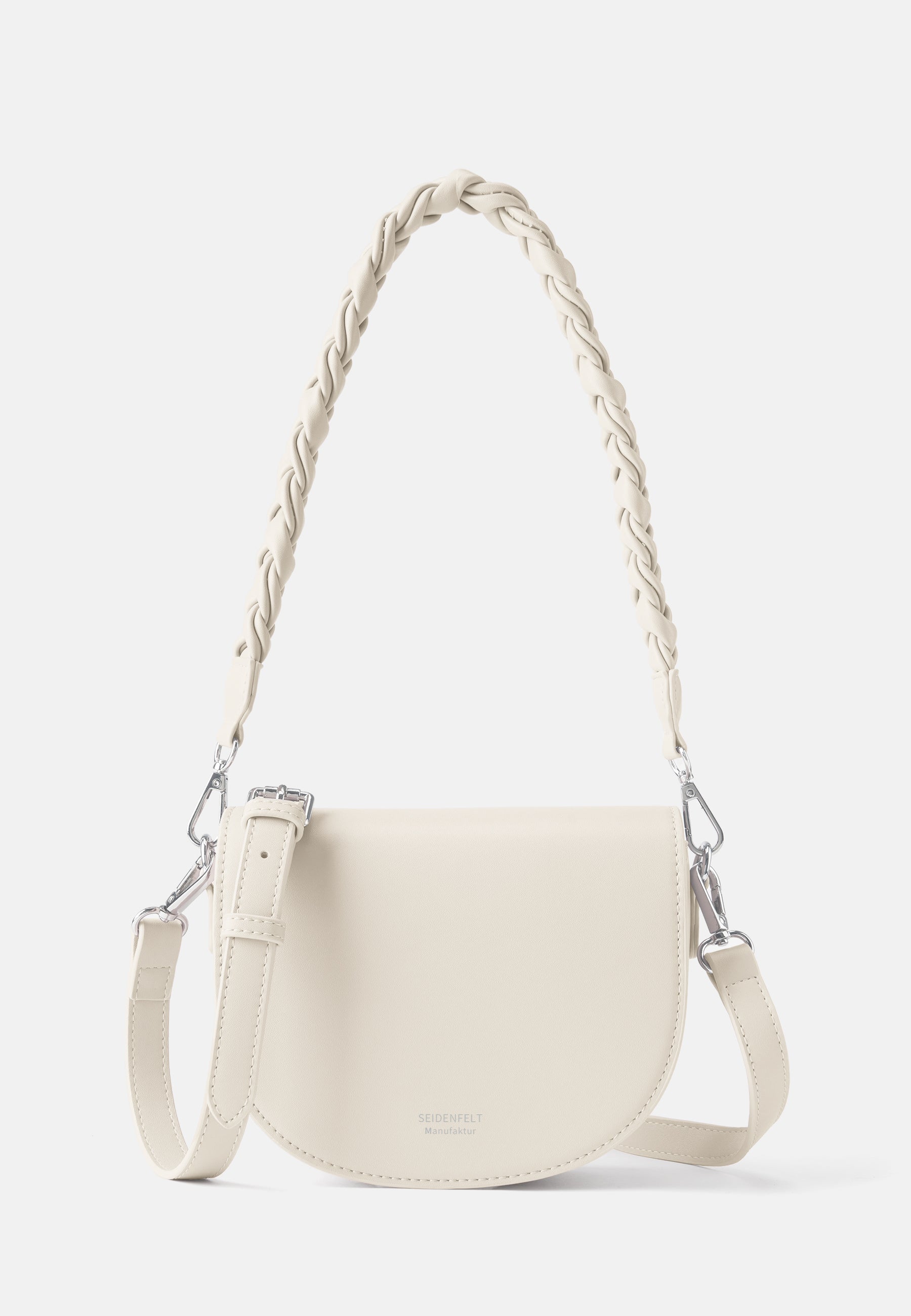 Seidenfelt - Handtaschen>Damen>Kunstledertaschen>Halbmond Taschen - Melbu Saddle - black / OS-cream / OS-cream / gold metal / OS-ice blue / OS-powder rose / OS-powder rose/gold metal / OS