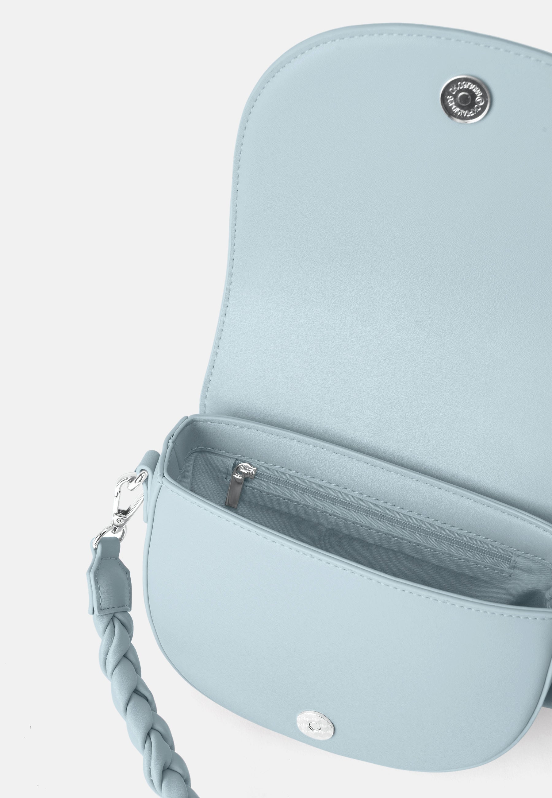 Seidenfelt - Handtaschen>Damen>Kunstledertaschen>Halbmond Taschen - Melbu Saddle - black / OS-cream / OS-cream / gold metal / OS-ice blue / OS-powder rose / OS-powder rose/gold metal / OS