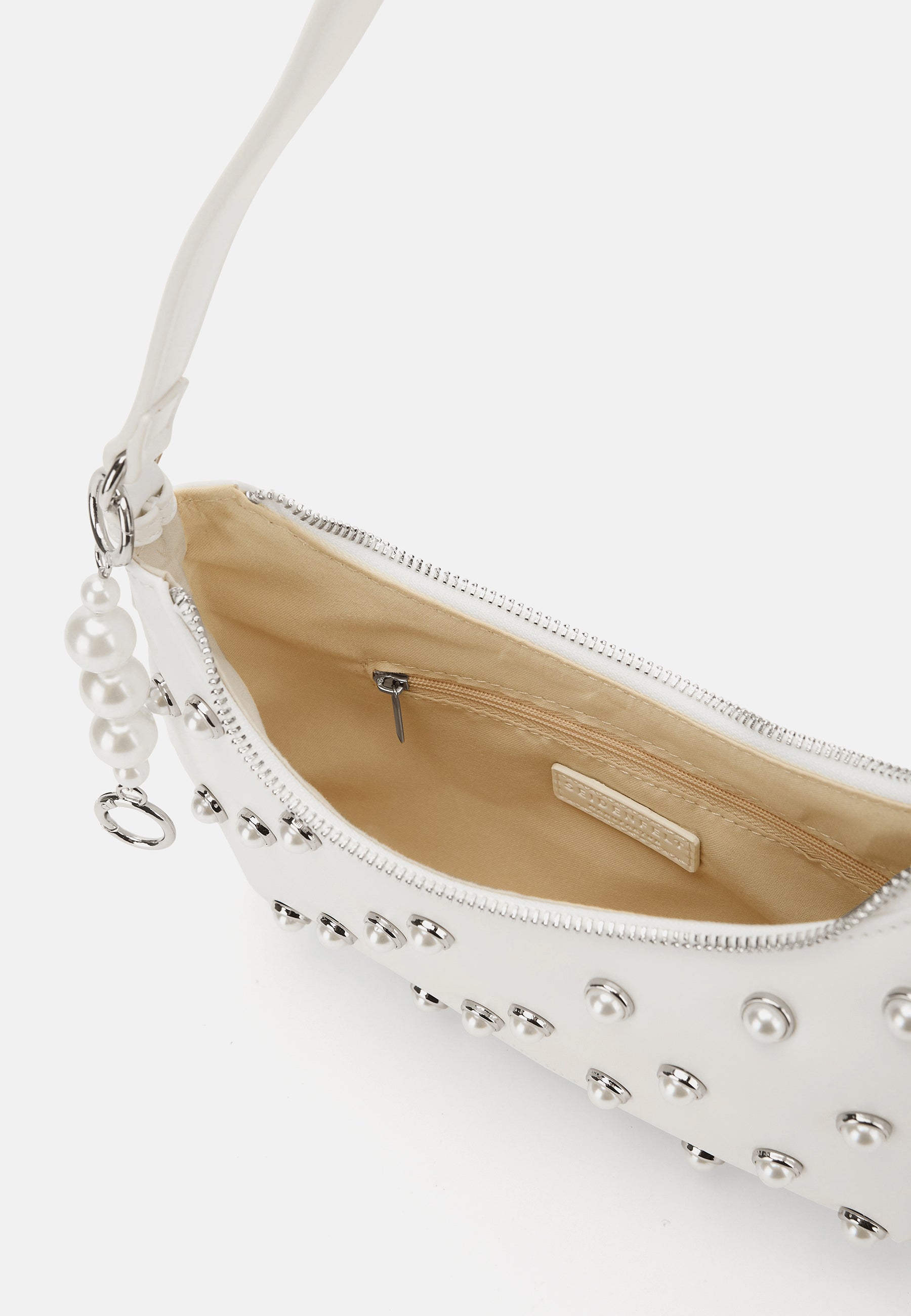 Seidenfelt - Handtaschen>Damen>Kunstledertaschen>Halbmond Taschen - Tydal Halfmoon Bag - cream / OS-bright white / OS