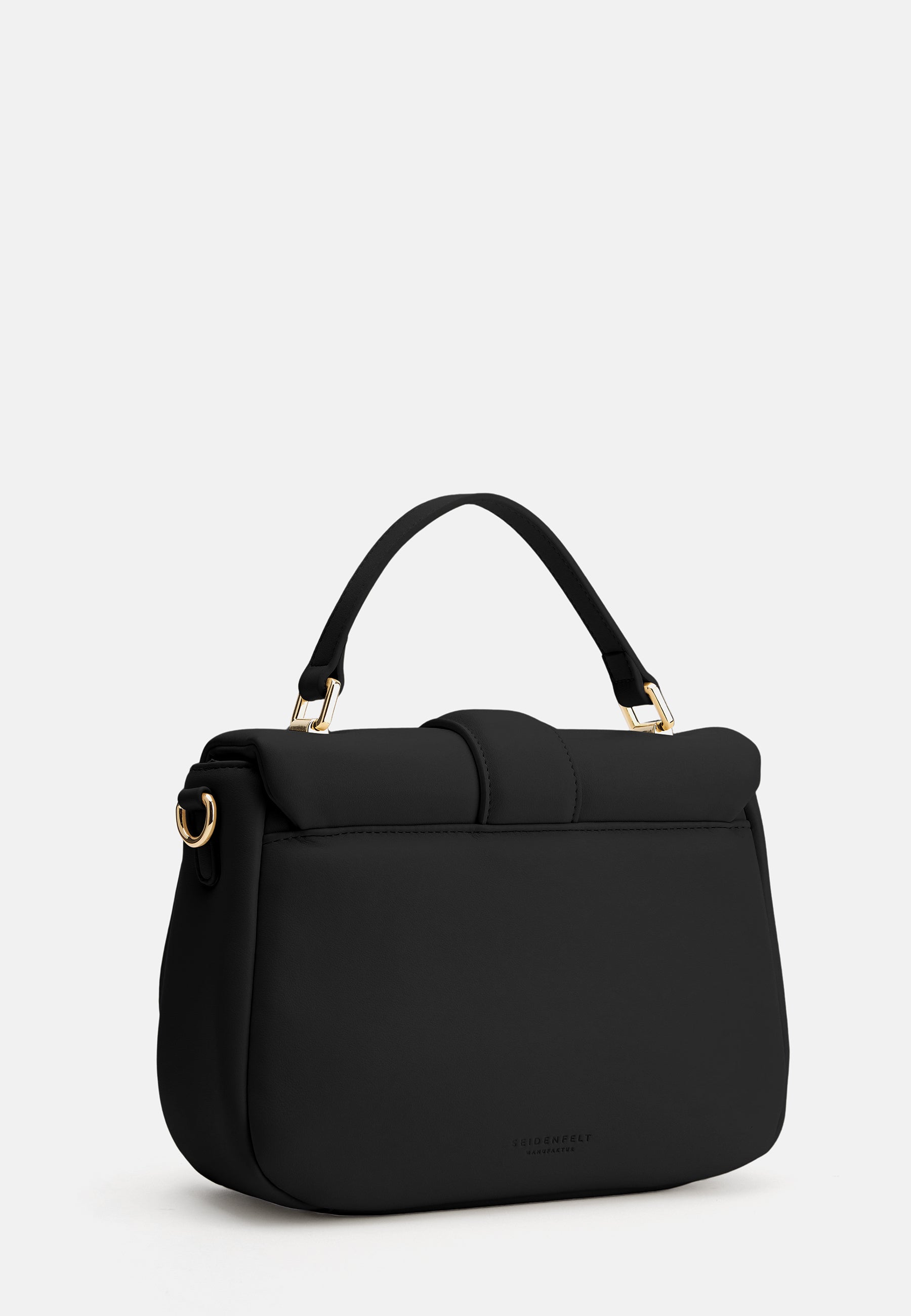 Seidenfelt - Handtaschen>Damen>Kunstledertaschen>Hand Taschen - Evje Top Handle Bag - black / OS-cream / OS-light sand / OS
