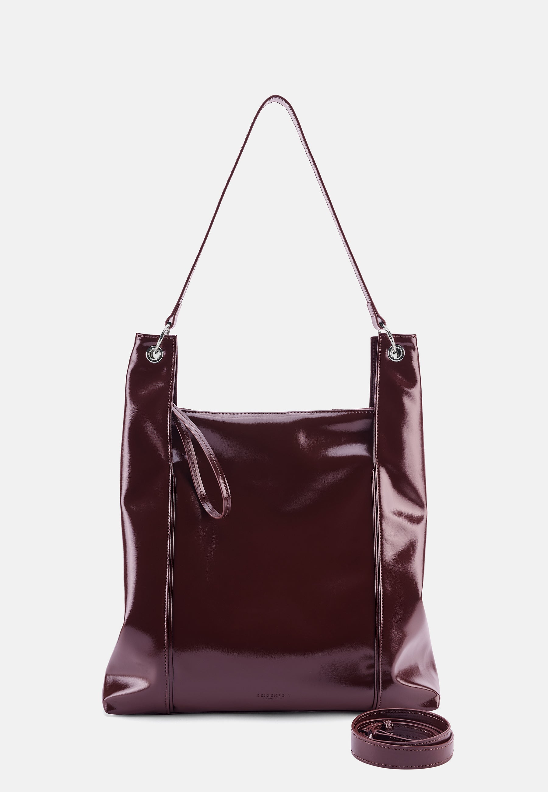 Seidenfelt - Handtaschen>Damen>Kunstledertaschen>Hobo Taschen - Delary Hobo - black / OS-dark chocolate / OS-deep red / OS