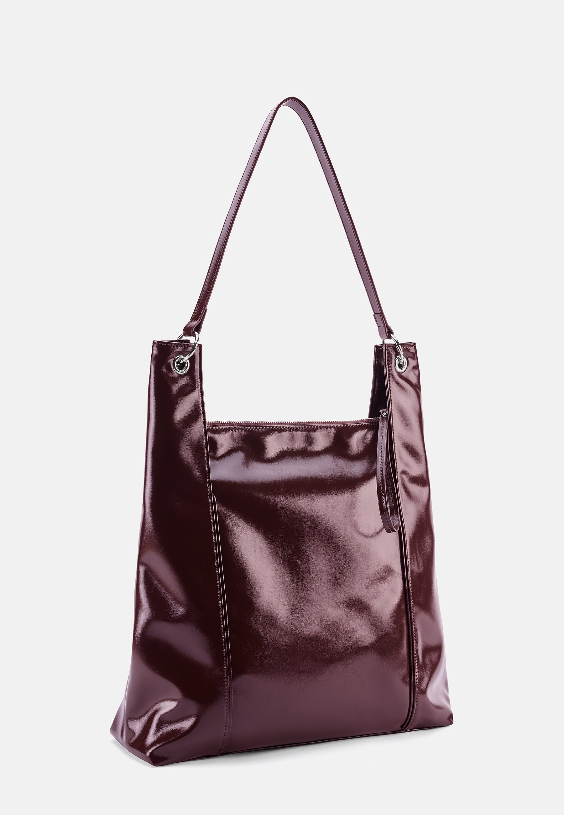 Seidenfelt - Handtaschen>Damen>Kunstledertaschen>Hobo Taschen - Delary Hobo - black / OS-dark chocolate / OS-deep red / OS