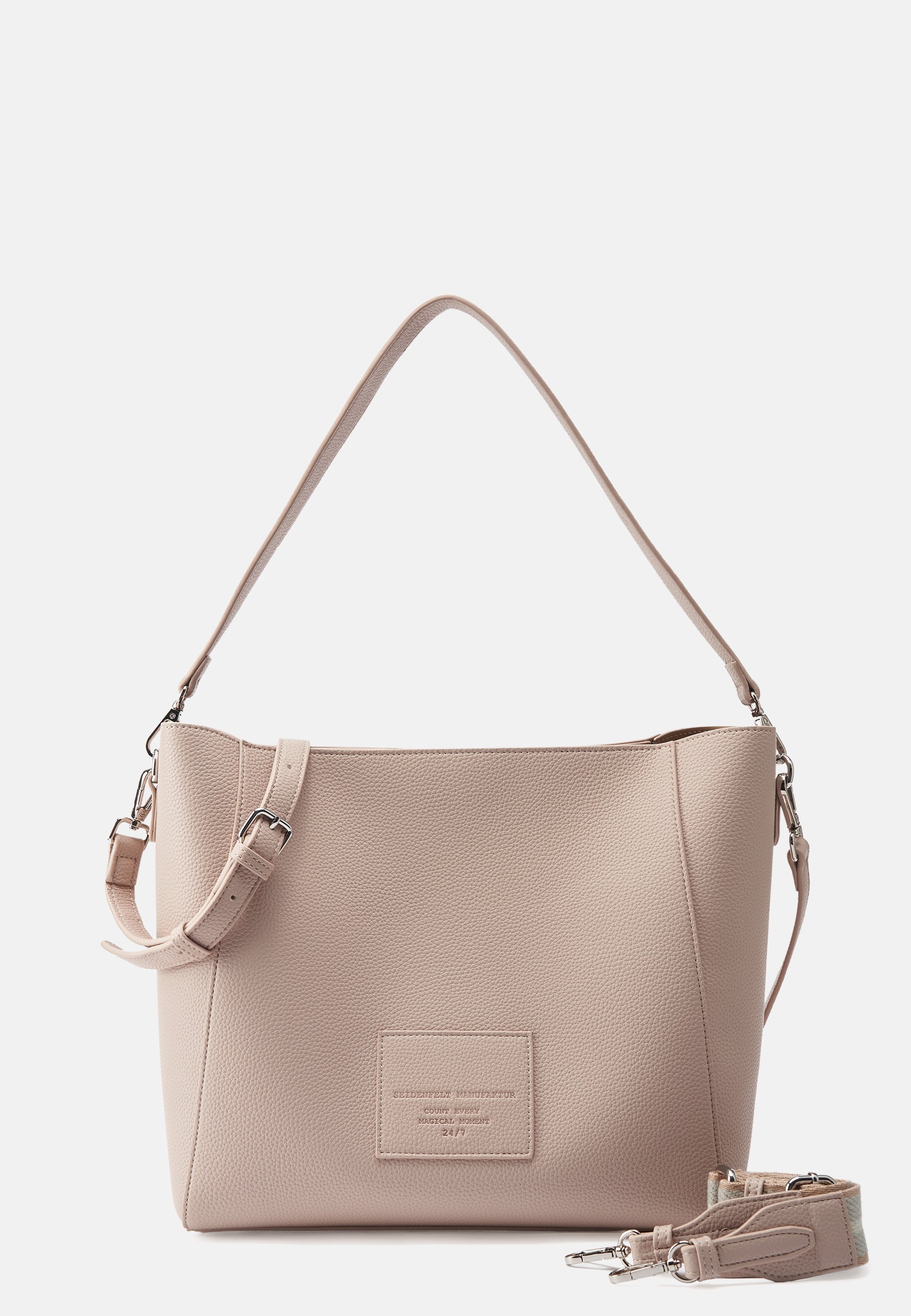 Seidenfelt - Handtaschen>Damen>Kunstledertaschen>Hobo Taschen - Malvik Hobo - black / OS-summer stone / OS-sky blue / OS