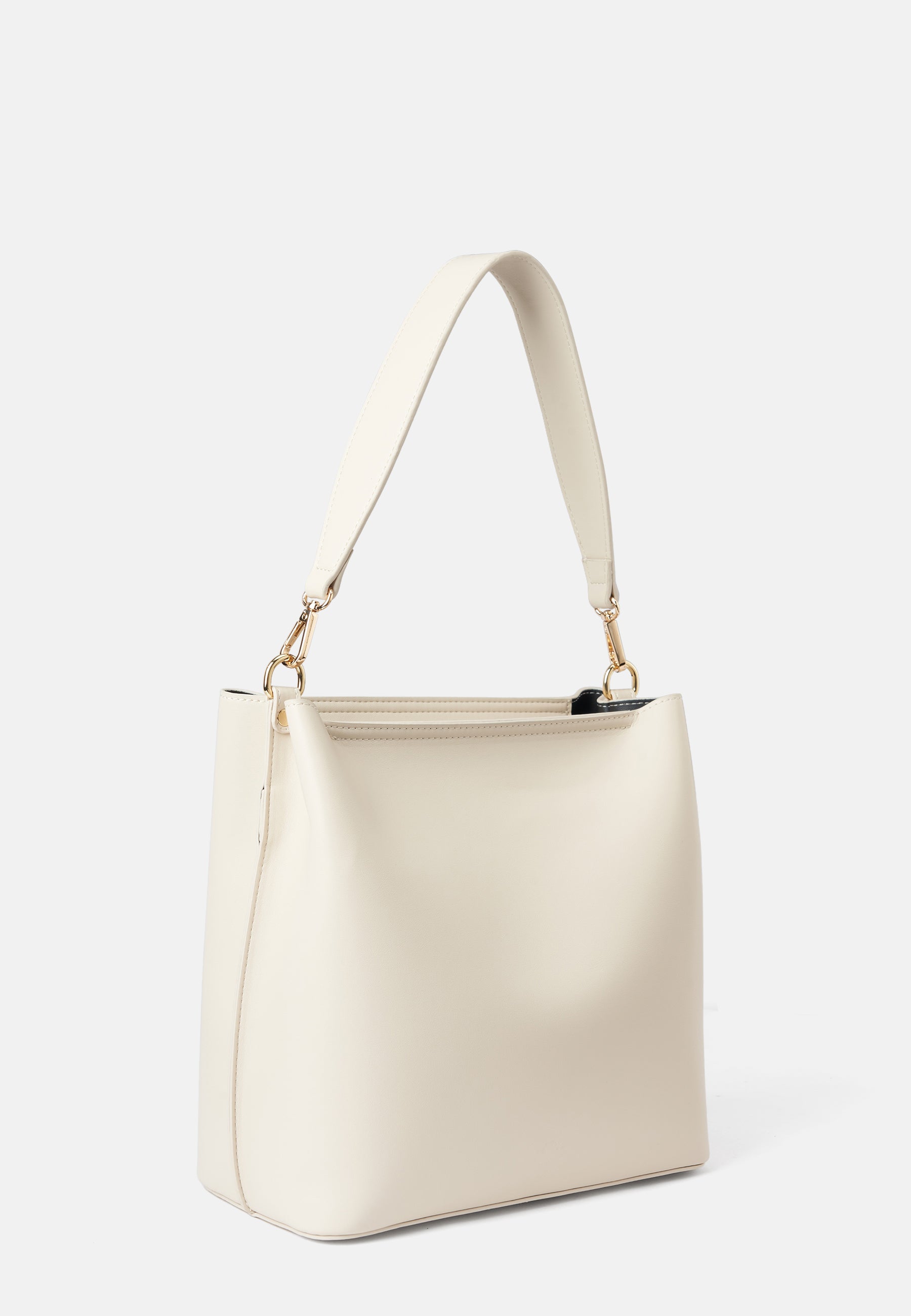 Seidenfelt - Handtaschen>Damen>Kunstledertaschen>Hobo Taschen - Viiala Hobo - black / OS-buttermilk / OS
