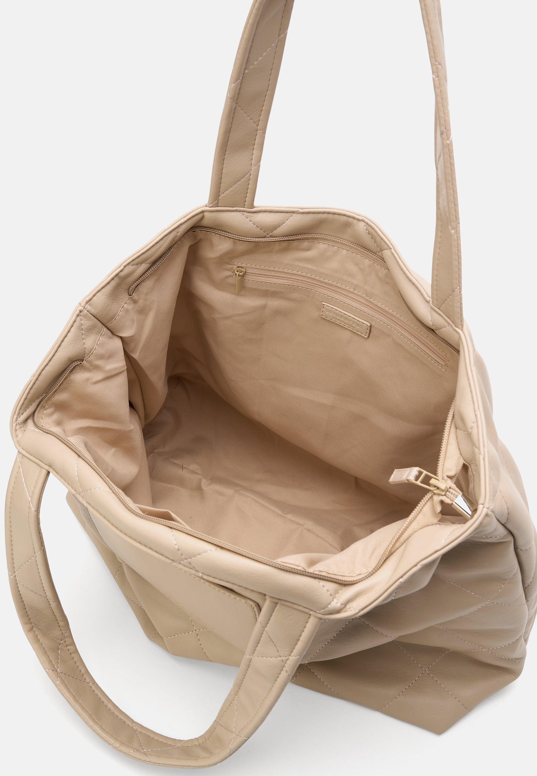 Seidenfelt - Handtaschen>Damen>Kunstledertaschen>Shopper Taschen - Evenes Big Tote - light sand / OS-sage / OS
