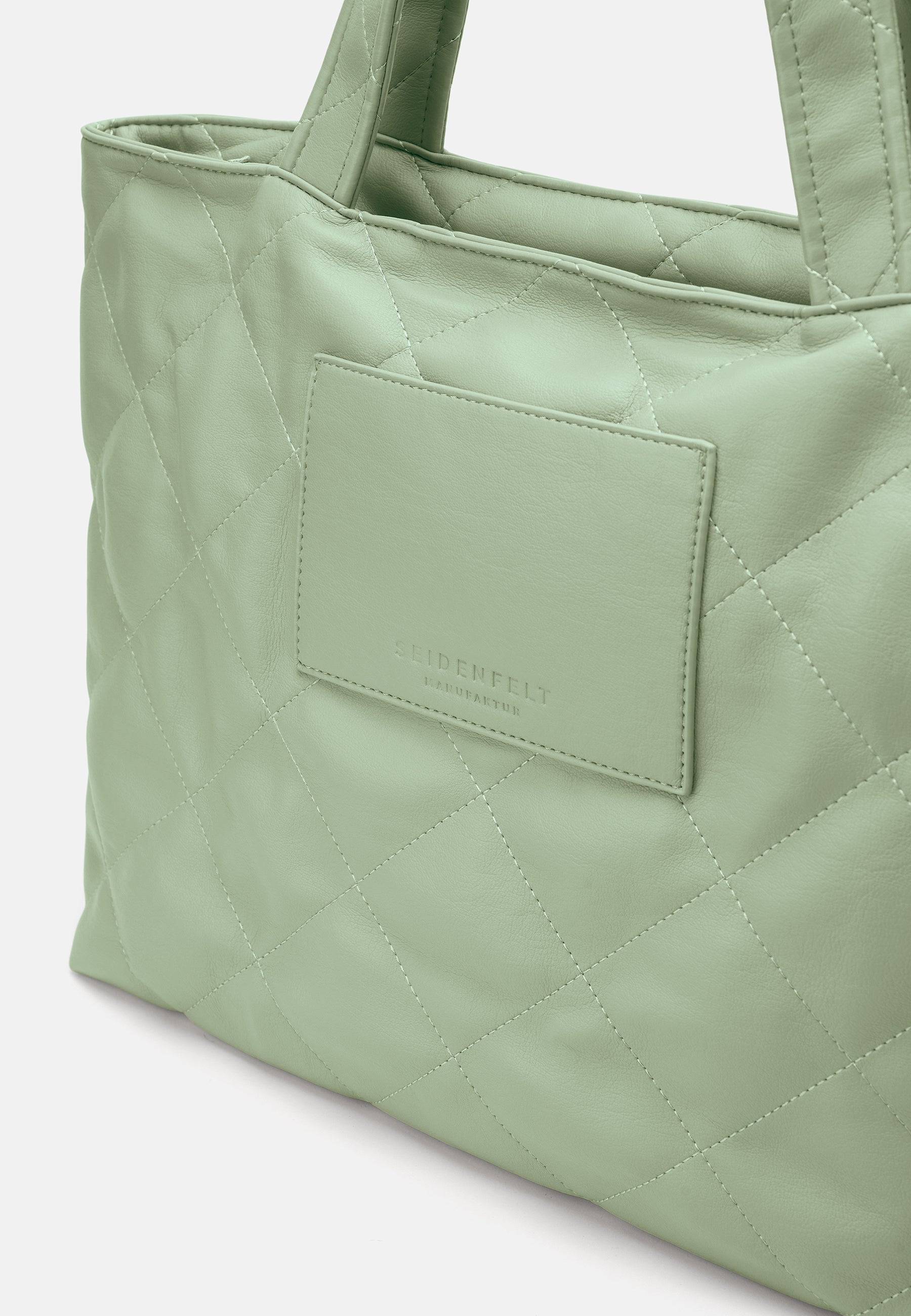 Seidenfelt - Handtaschen>Damen>Kunstledertaschen>Shopper Taschen - Evenes Big Tote - light sand / OS-sage / OS