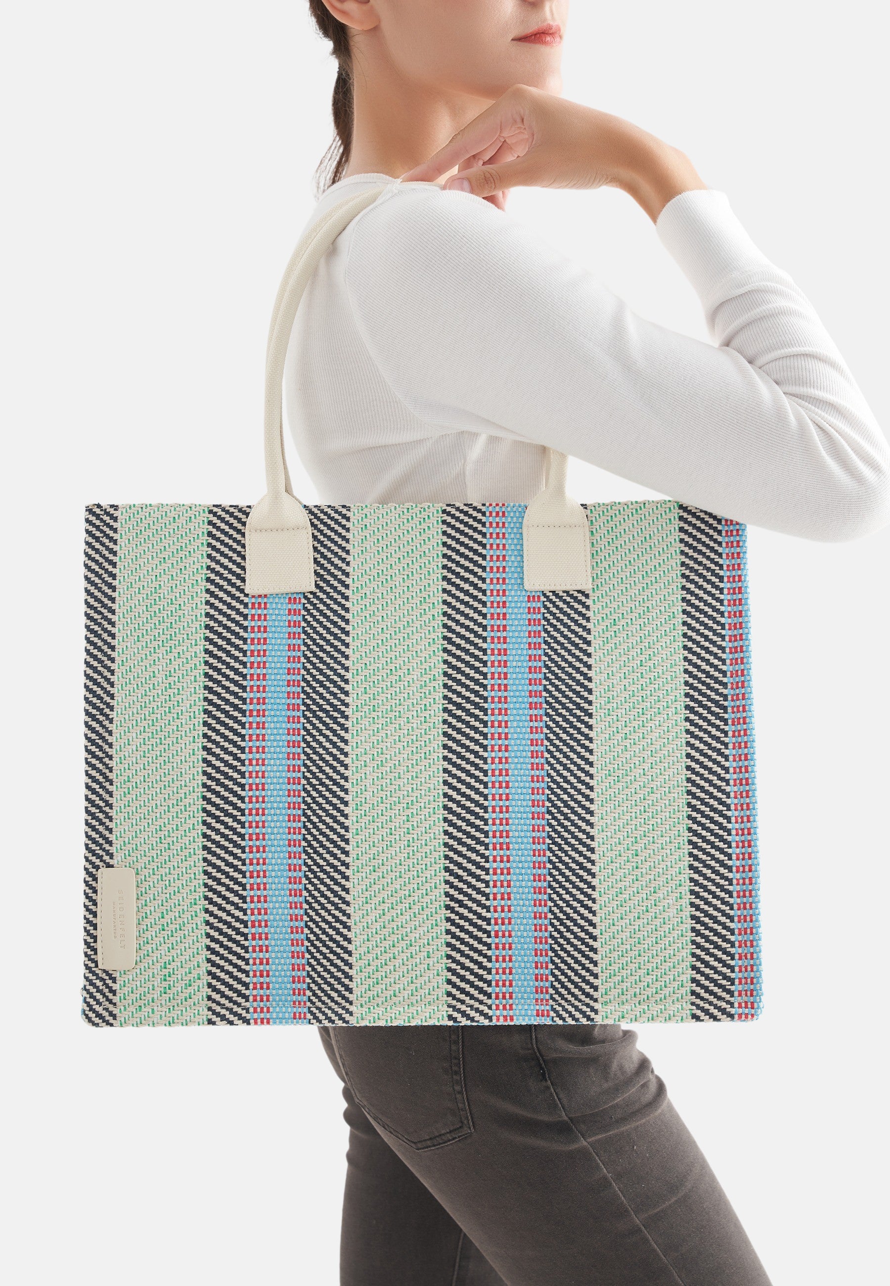 Seidenfelt - Handtaschen>Damen>Kunstledertaschen>Shopper Taschen - Hulu Shopper - natural shades / OS-aqua mix / OS-flower shades / OS-pink mix / OS