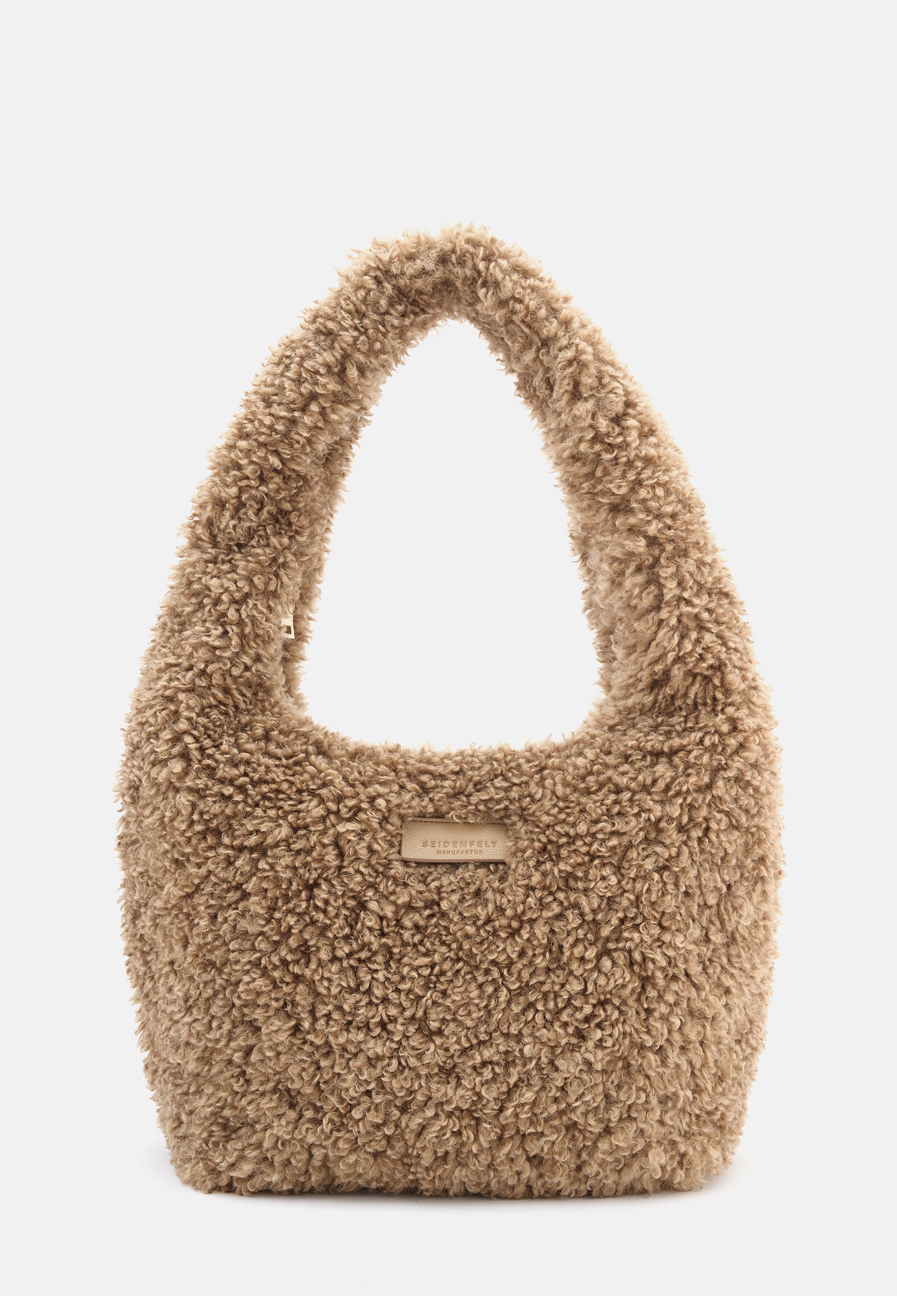 Seidenfelt - Handtaschen>Damen>Kunstledertaschen>Schulter Taschen - Letje Hobo - toffee / OS-cow white & brown / OS-warm taupe / OS