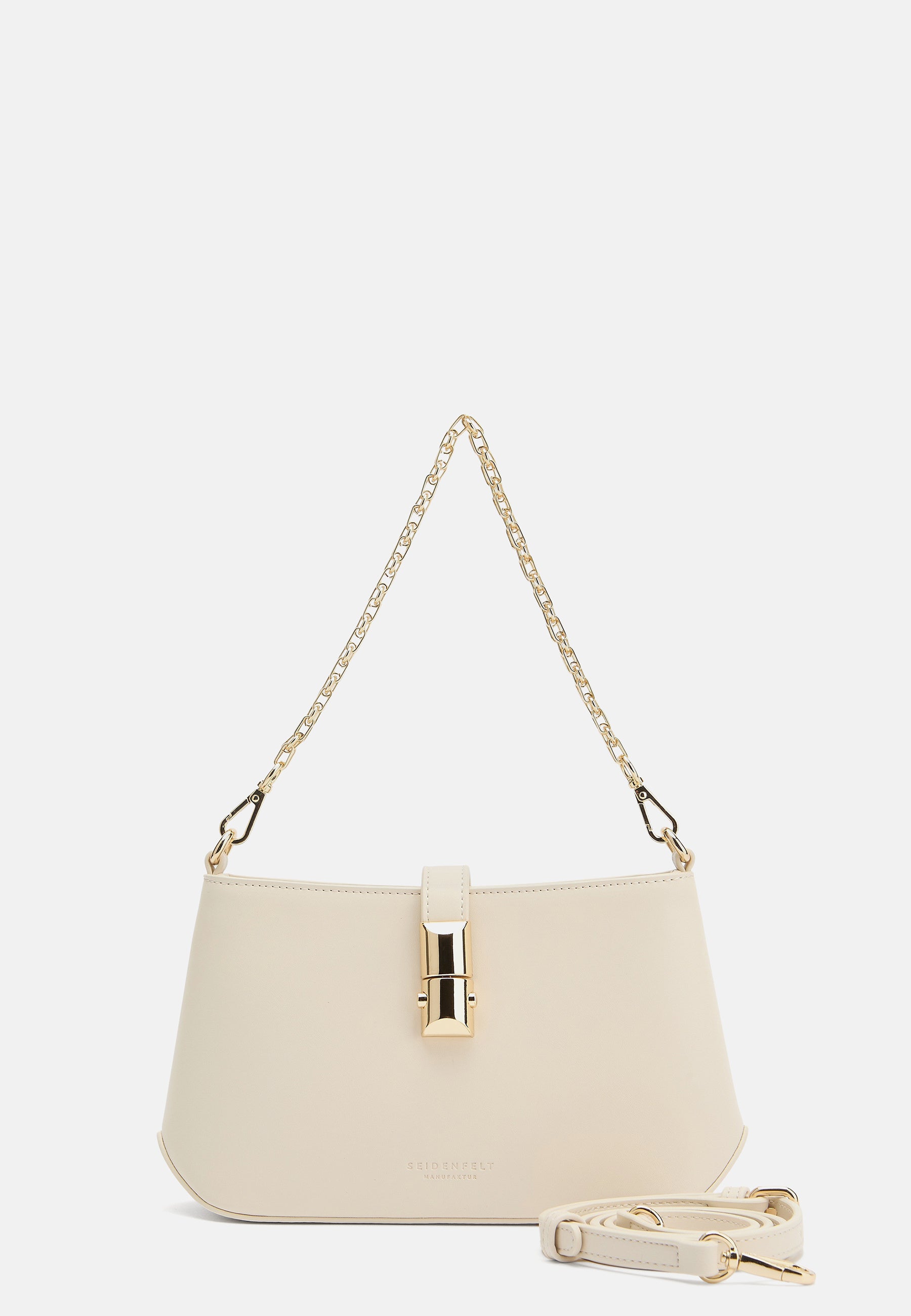 Seidenfelt - Handtaschen>Damen>Kunstledertaschen>Schulter Taschen - Lilla Ro Little Shoulderbag - black / OS-cream / OS-light sand / OS