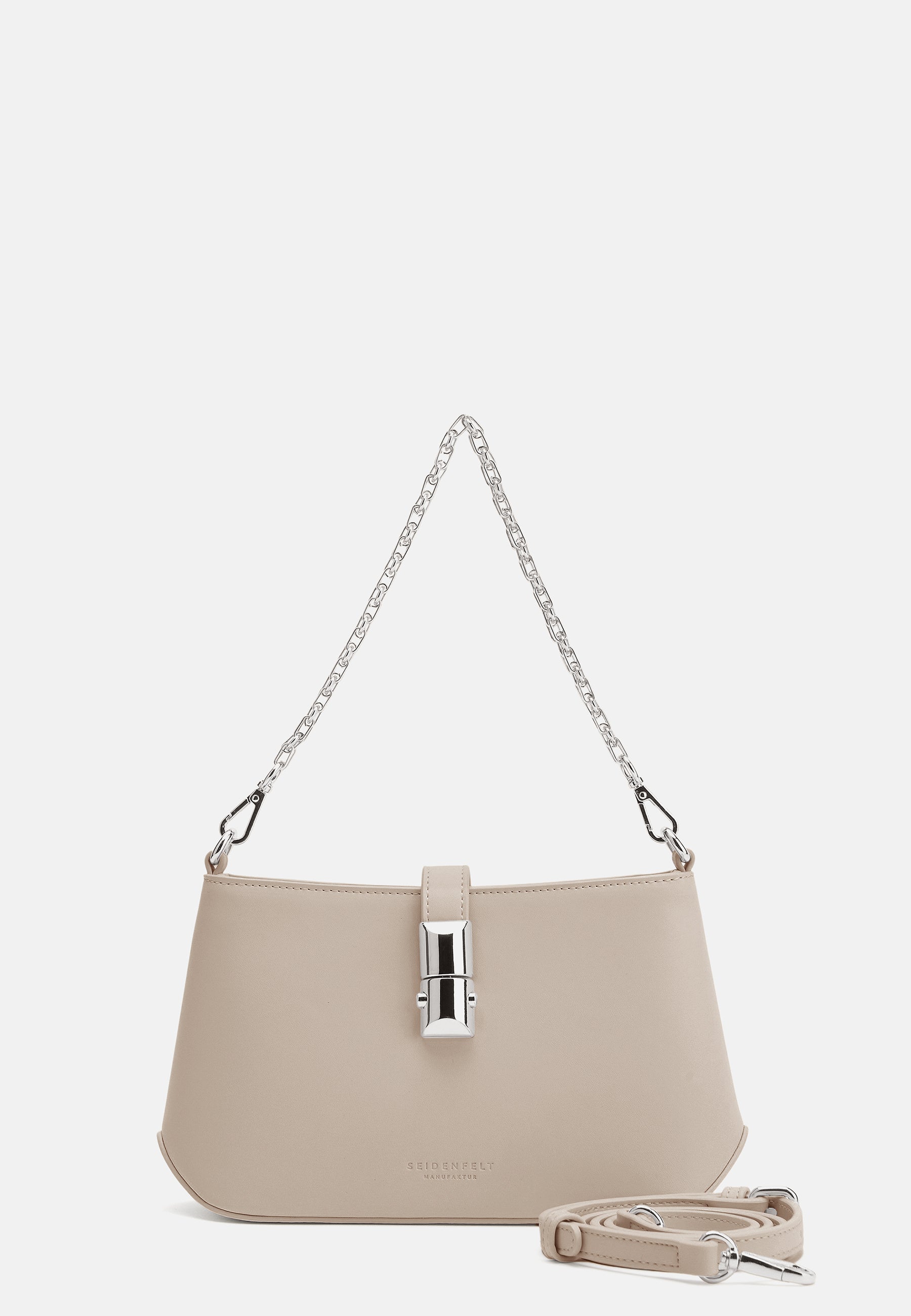 Seidenfelt - Handtaschen>Damen>Kunstledertaschen>Schulter Taschen - Lilla Ro Little Shoulderbag - black / OS-cream / OS-light sand / OS