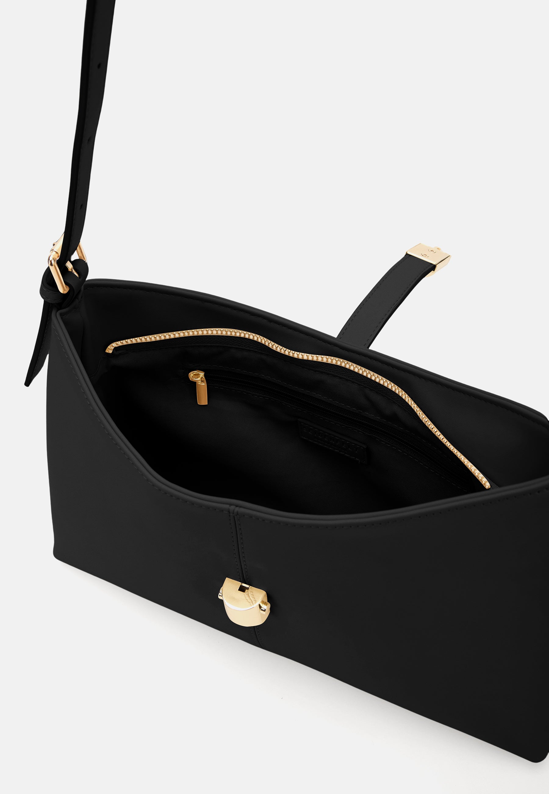 Seidenfelt - Handtaschen>Damen>Kunstledertaschen>Schulter Taschen - Lilla Ro Shoulderbag - black / OS-cream / OS-light sand / OS