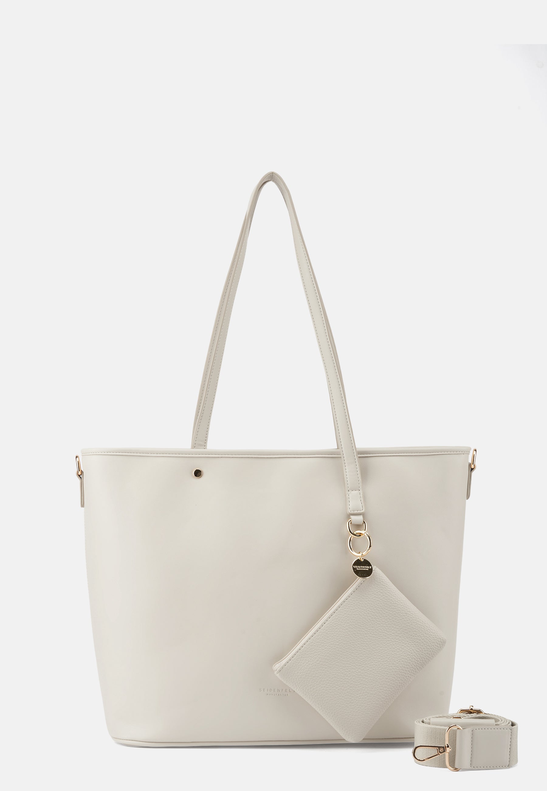 Seidenfelt - Handtaschen>Damen>Kunstledertaschen>Shopper Taschen - Selje Shopper - black / OS-cream / OS