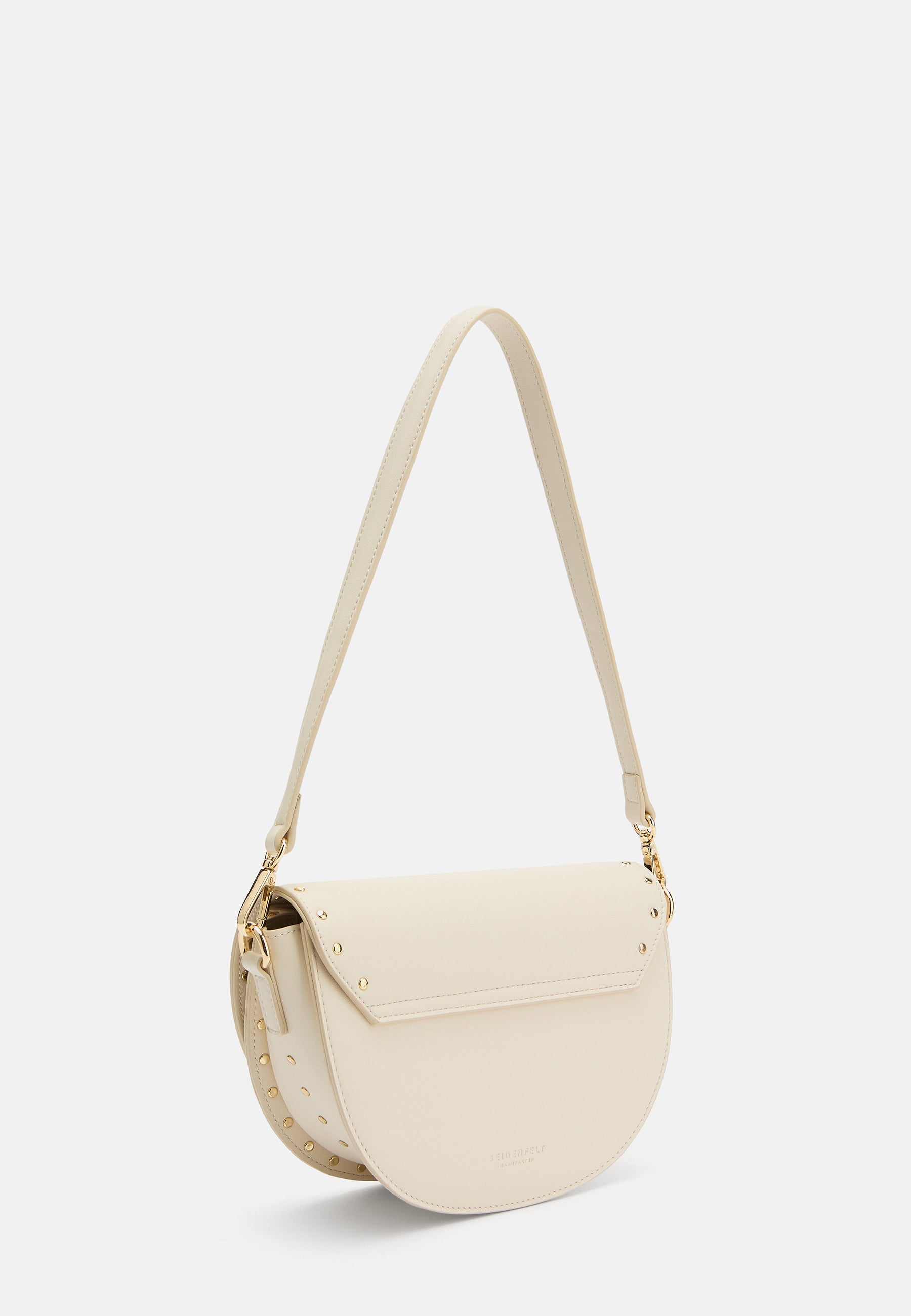 Seidenfelt - Handtaschen>Damen>Kunstledertaschen>Halbmond Taschen - Senja Saddle - black / OS-light sand / OS-beige / OS