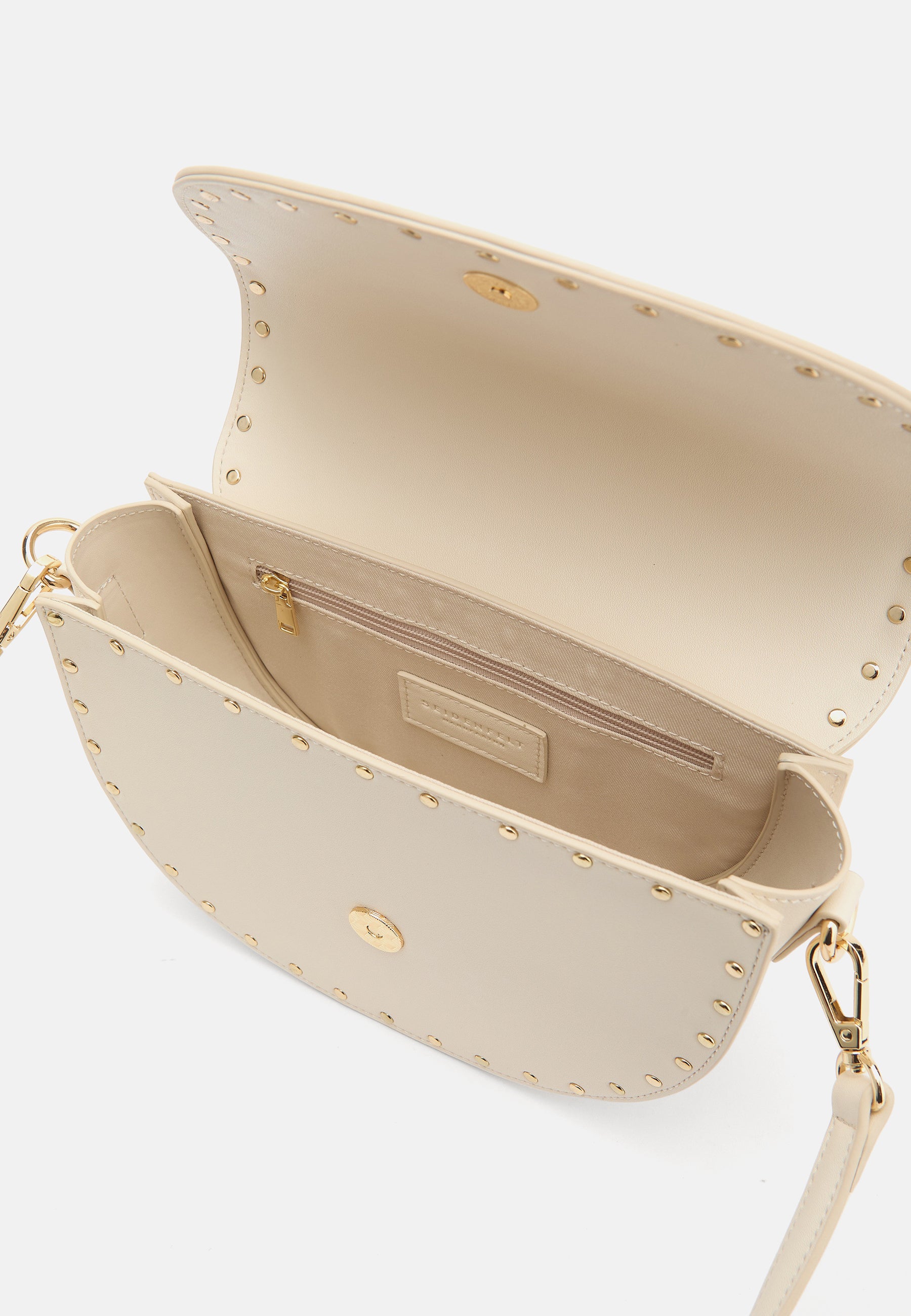 Seidenfelt - Handtaschen>Damen>Kunstledertaschen>Halbmond Taschen - Senja Saddle - black / OS-light sand / OS-beige / OS