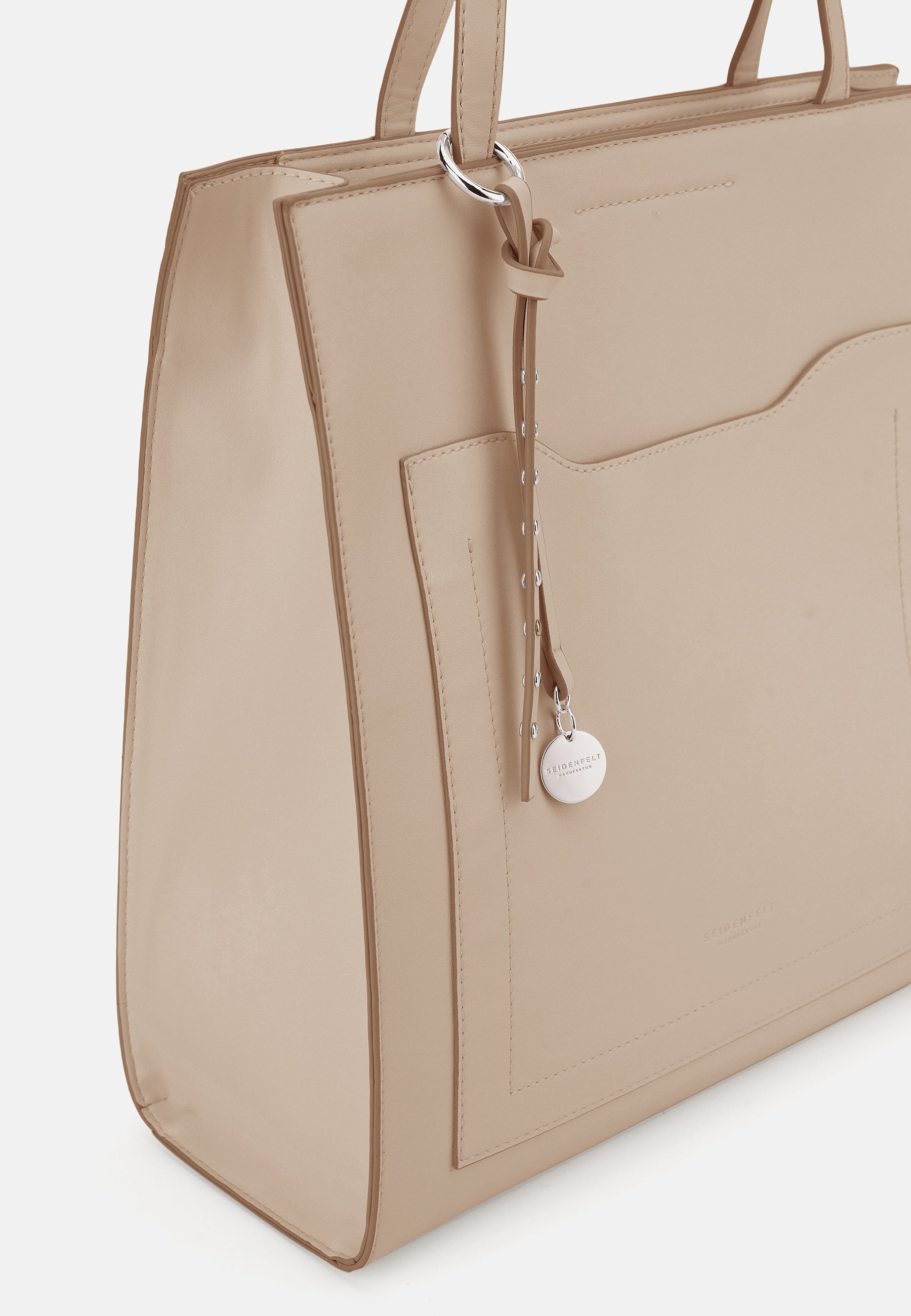 Seidenfelt - Handtaschen>Damen>Kunstledertaschen>Schulter Taschen - Senja Shopper - beige / OS-black / OS-light sand / OS