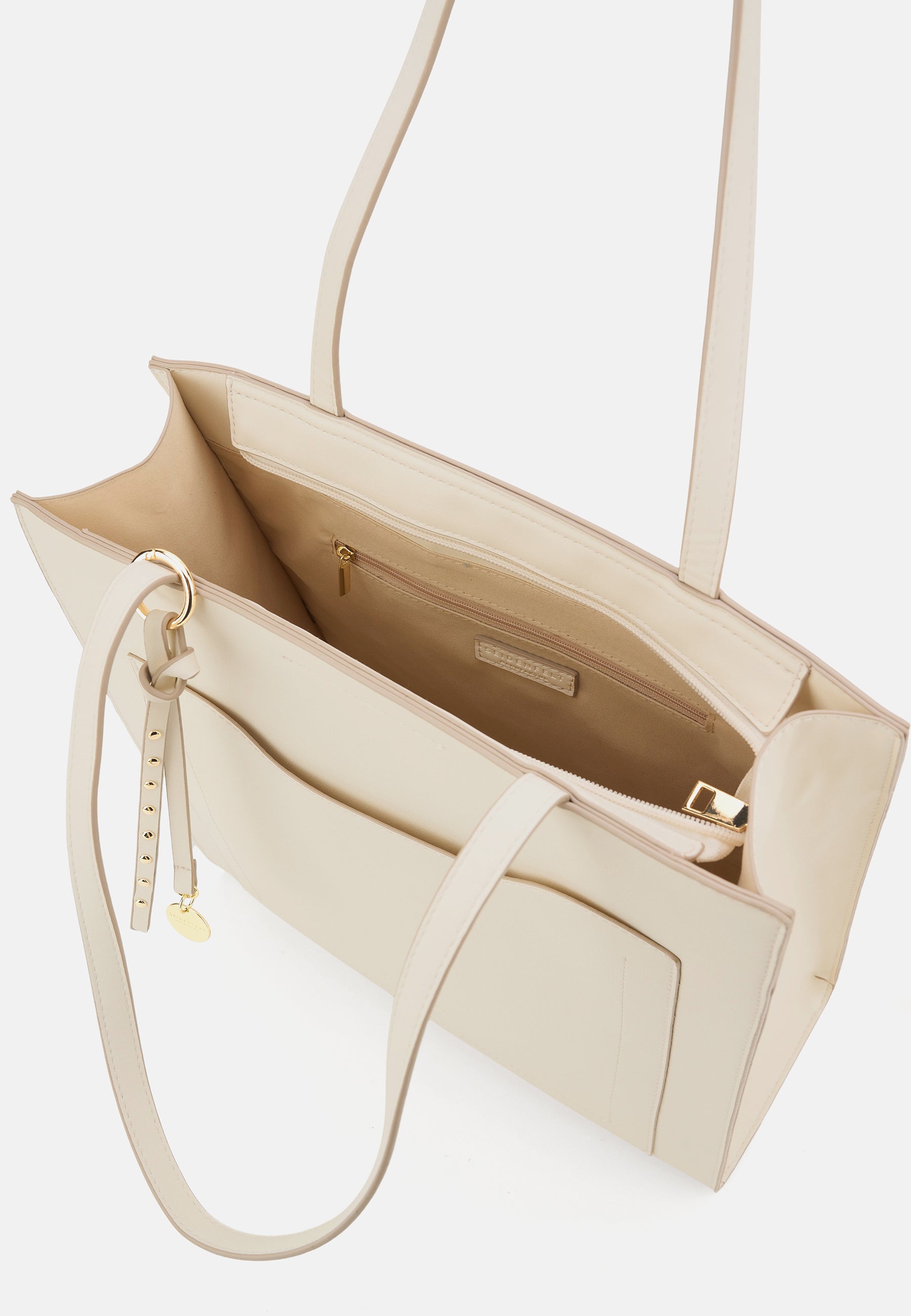Seidenfelt - Handtaschen>Damen>Kunstledertaschen>Schulter Taschen - Senja Shopper - beige / OS-black / OS-light sand / OS
