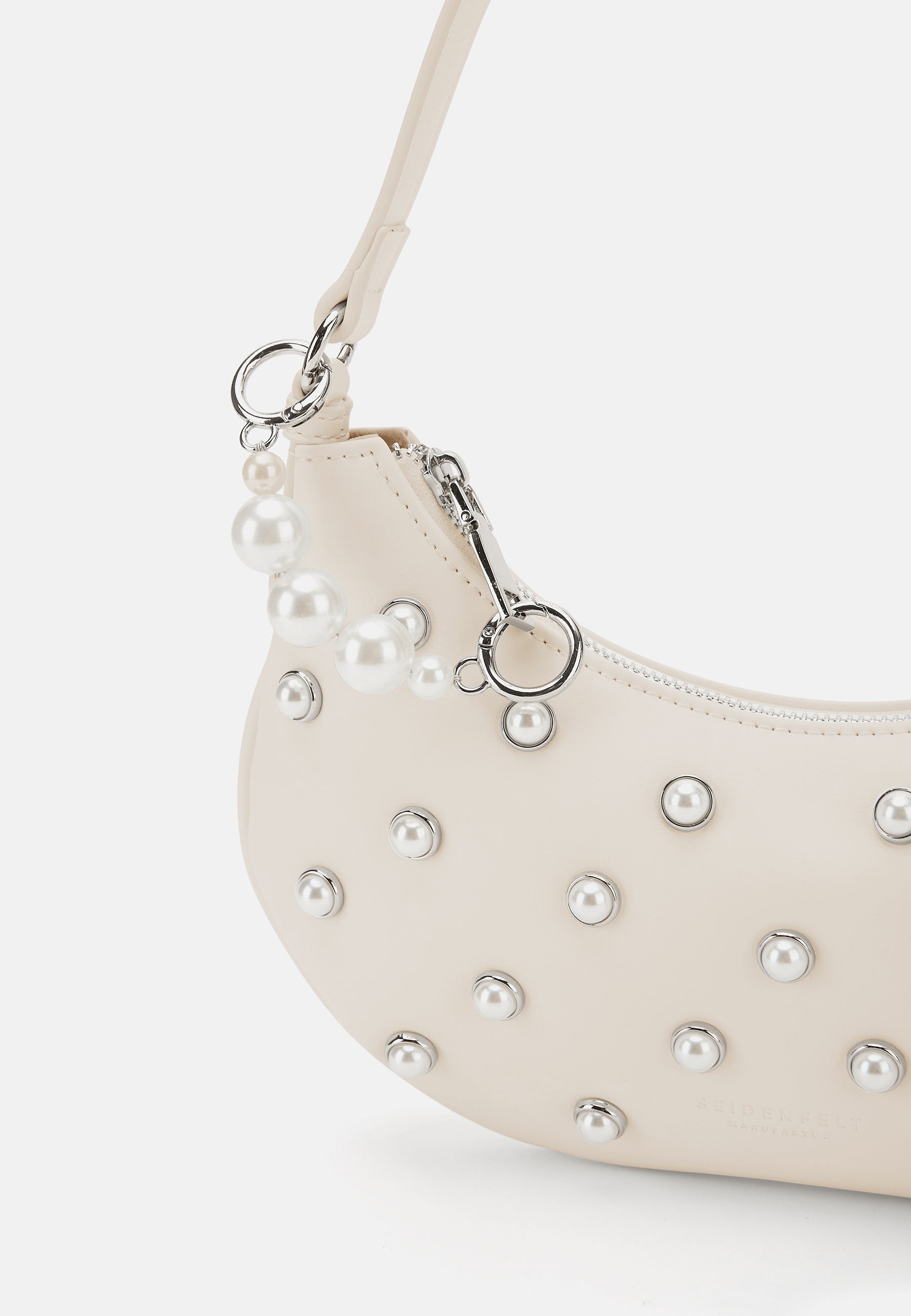 Seidenfelt - Handtaschen>Damen>Kunstledertaschen>Halbmond Taschen - Tydal Halfmoon Bag - cream / OS-bright white / OS