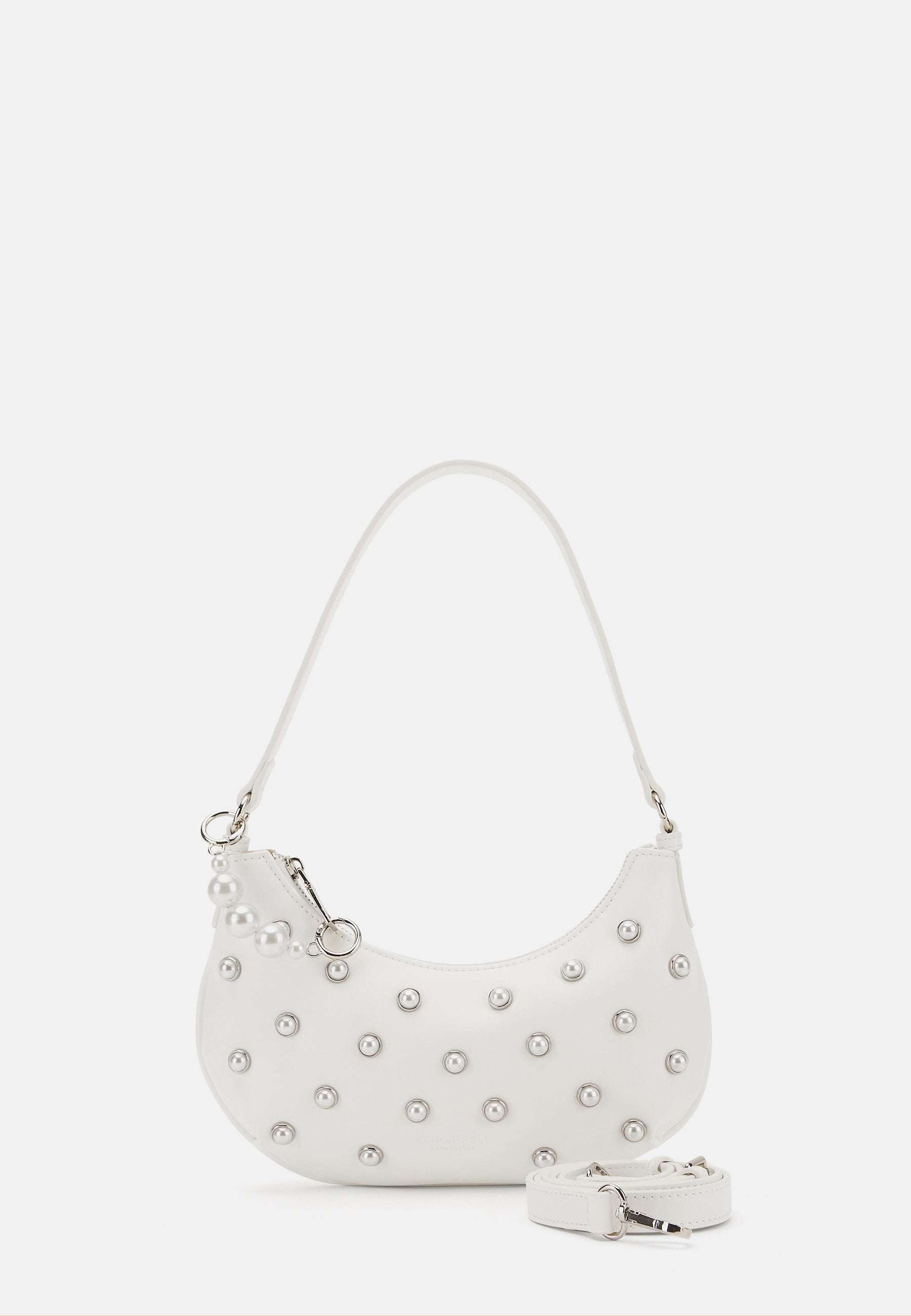 Seidenfelt - Handtaschen>Damen>Kunstledertaschen>Halbmond Taschen - Tydal Halfmoon Bag - cream / OS-bright white / OS