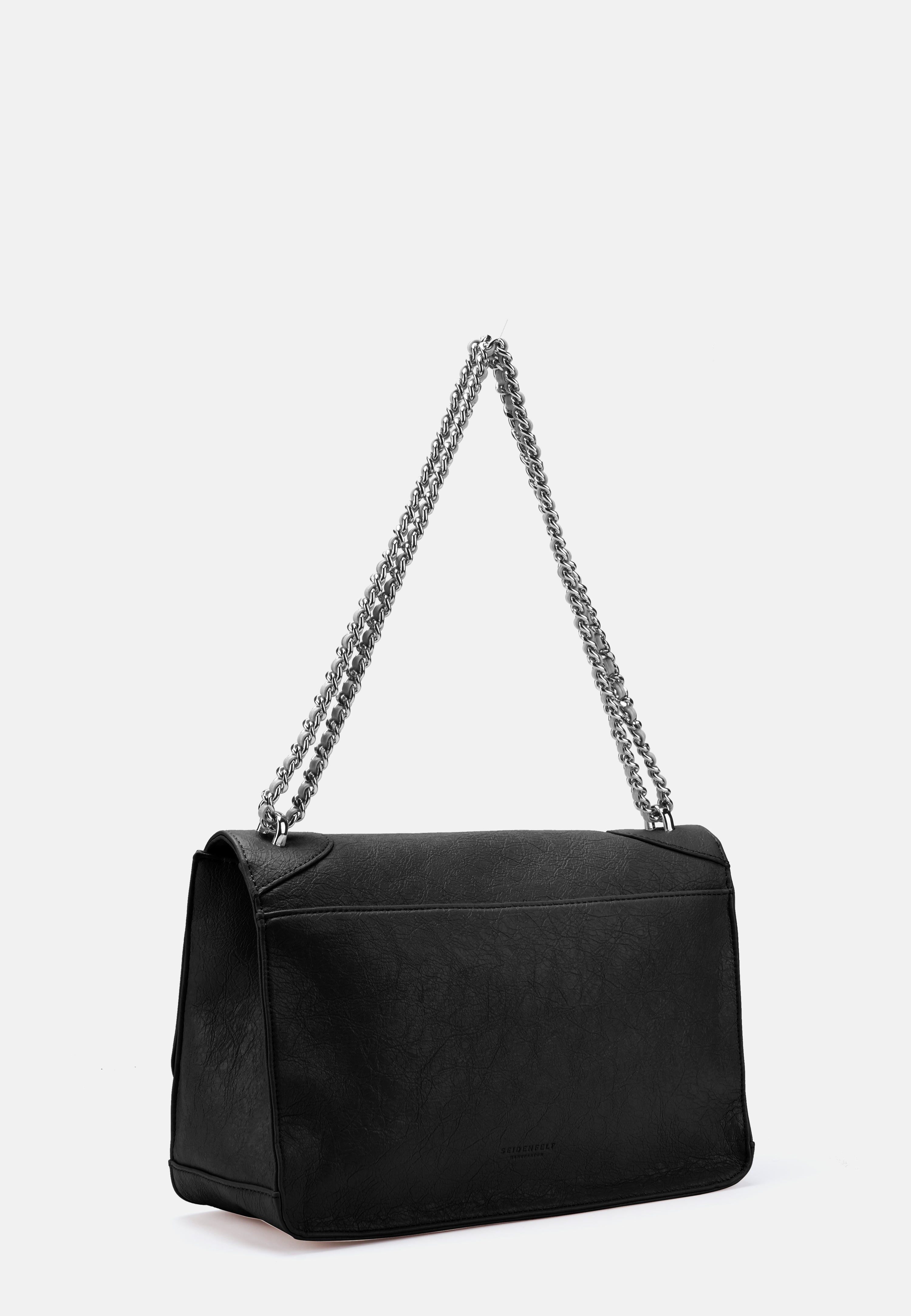 Seidenfelt - Handtaschen>Damen>Kunstledertaschen>Schulter Taschen - Vejen Shoulderbag - glossy black / OS