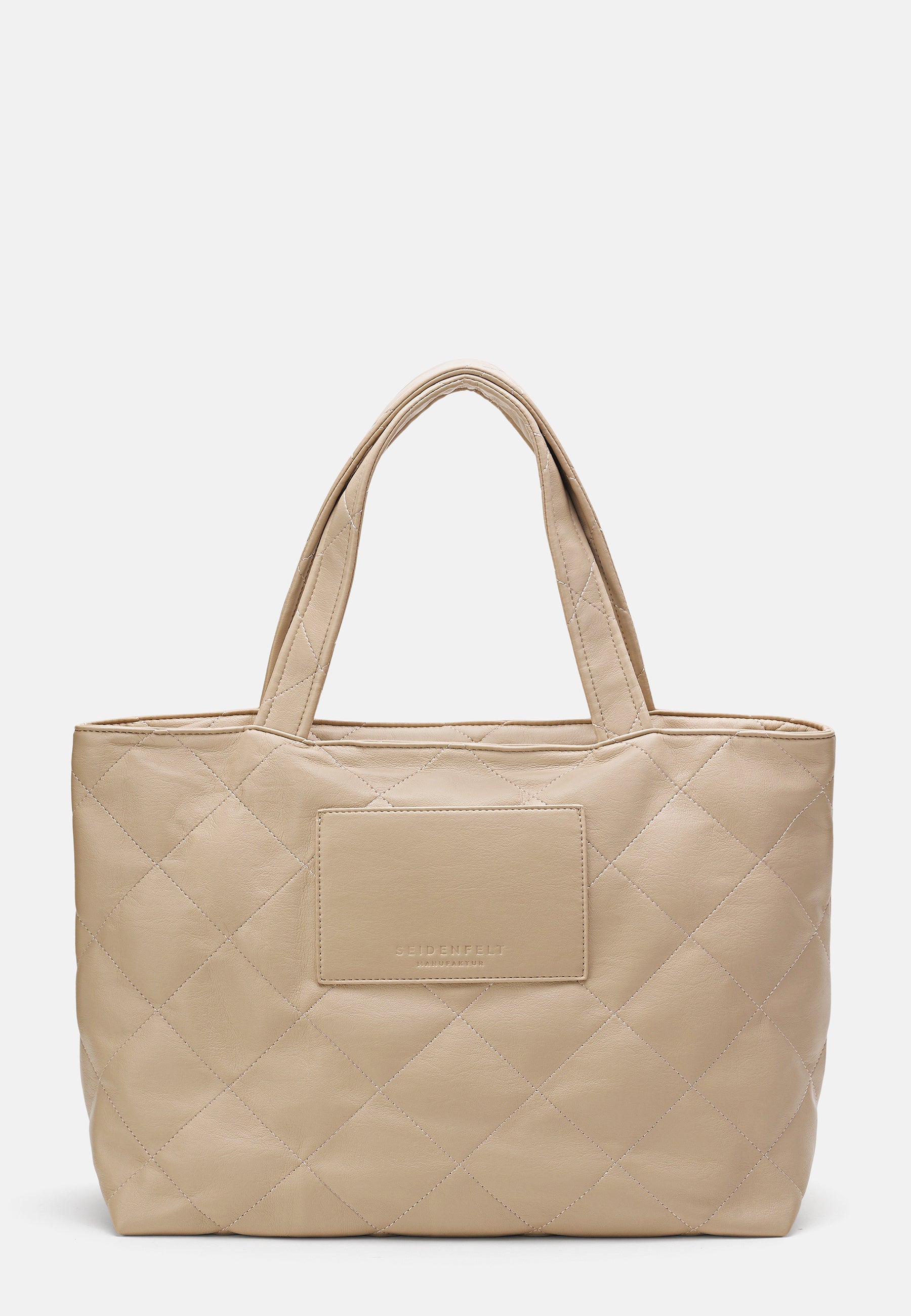 Seidenfelt - Handtaschen>Damen>Kunstledertaschen>Shopper Taschen - Evenes Big Tote - light sand / OS-sage / OS