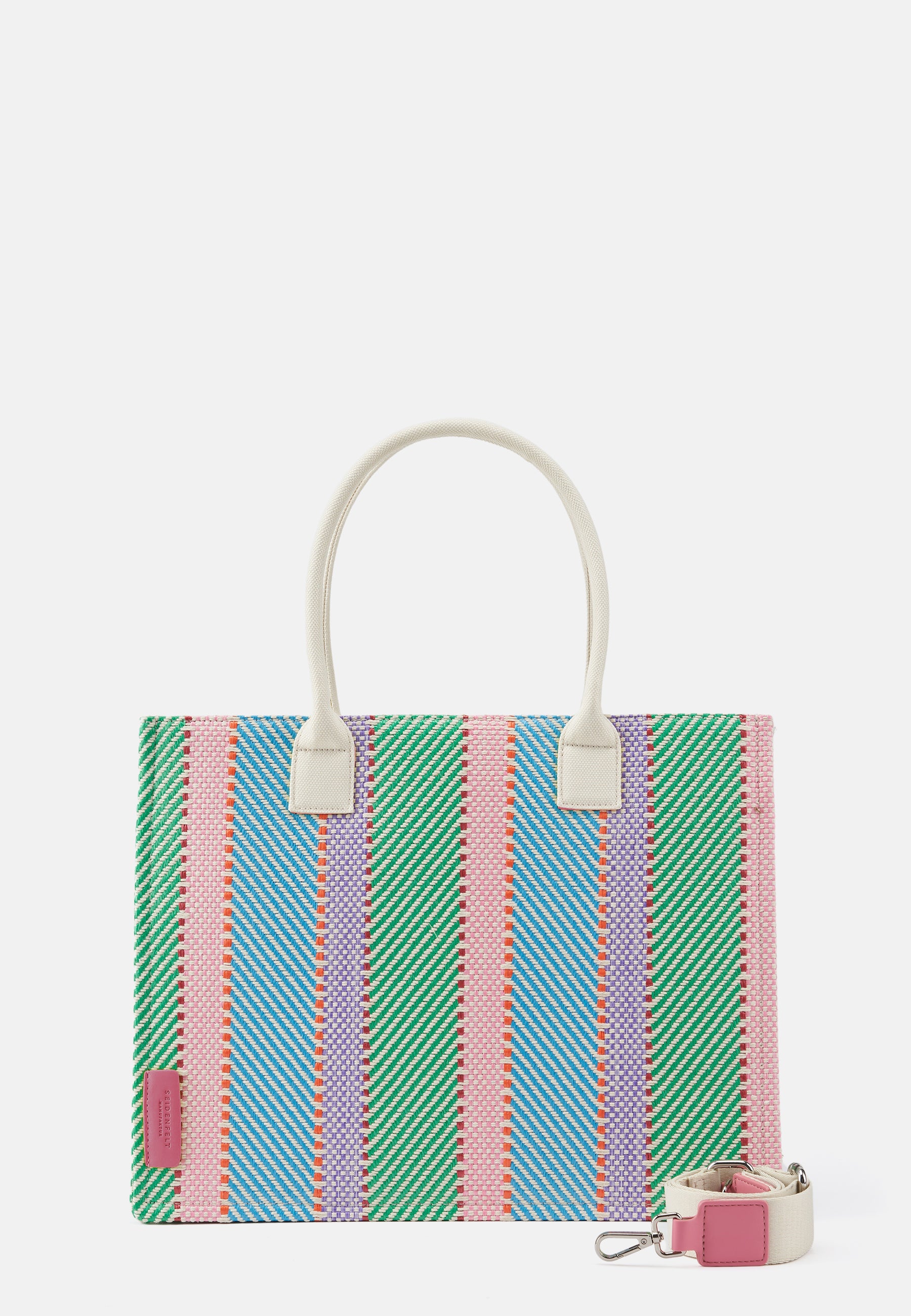 Seidenfelt - Handtaschen>Damen>Kunstledertaschen>Shopper Taschen - Hulu Shopper - natural shades / OS-aqua mix / OS-flower shades / OS-pink mix / OS