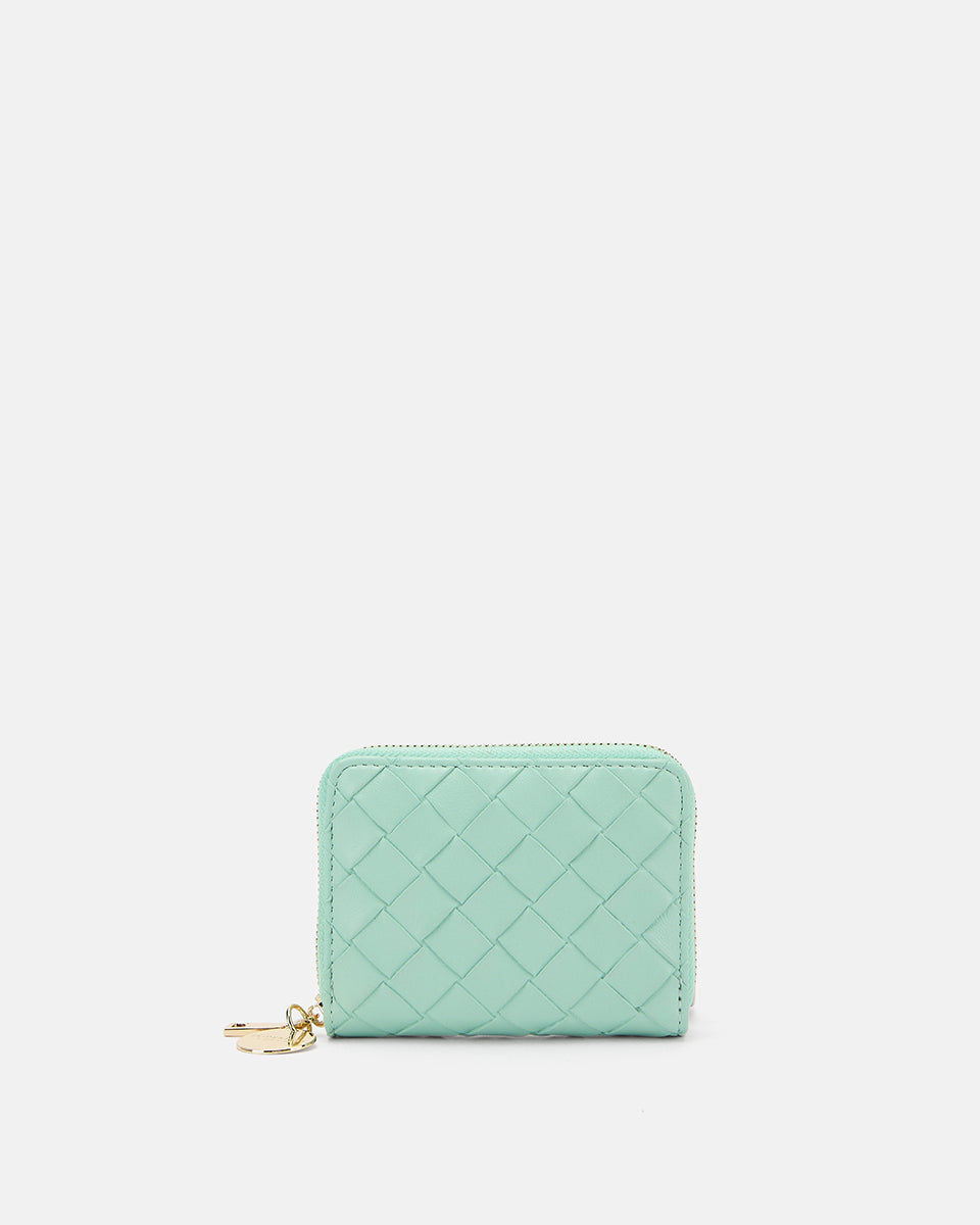 Seidenfelt - Wallets - Ylva Woven - shy yellow woven / OS-aqua green woven / OS